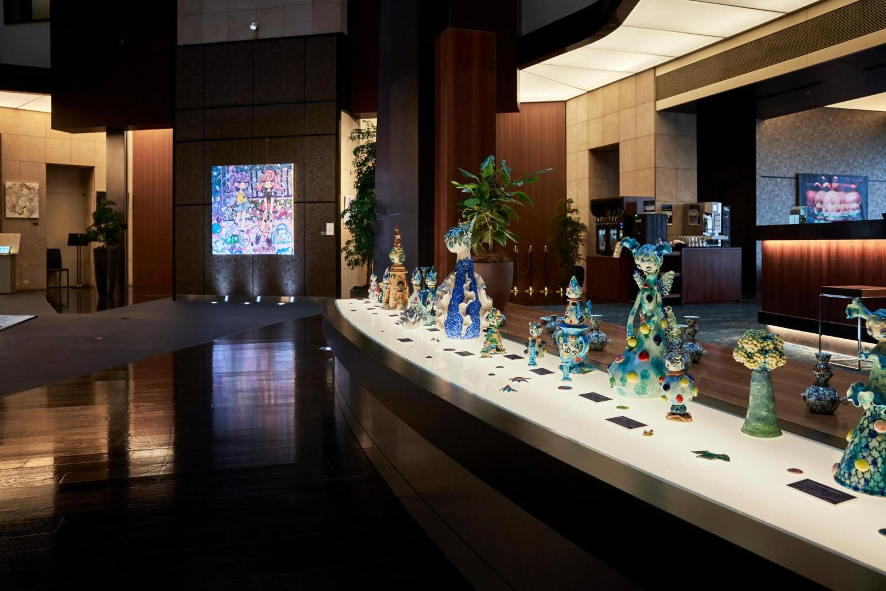 Decorative detail in Park Hotel Tokyo