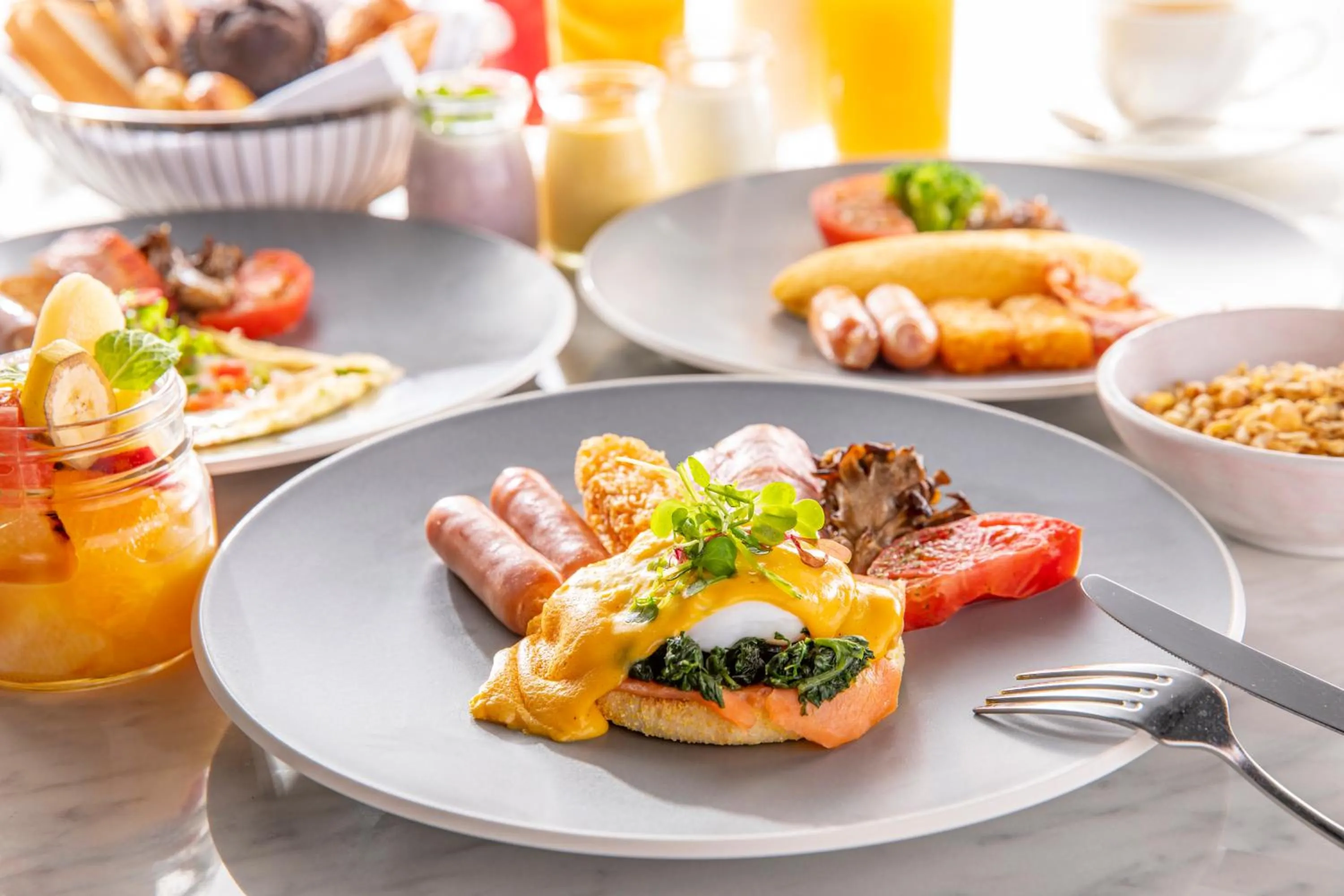 Breakfast in Hilton Tokyo Hotel