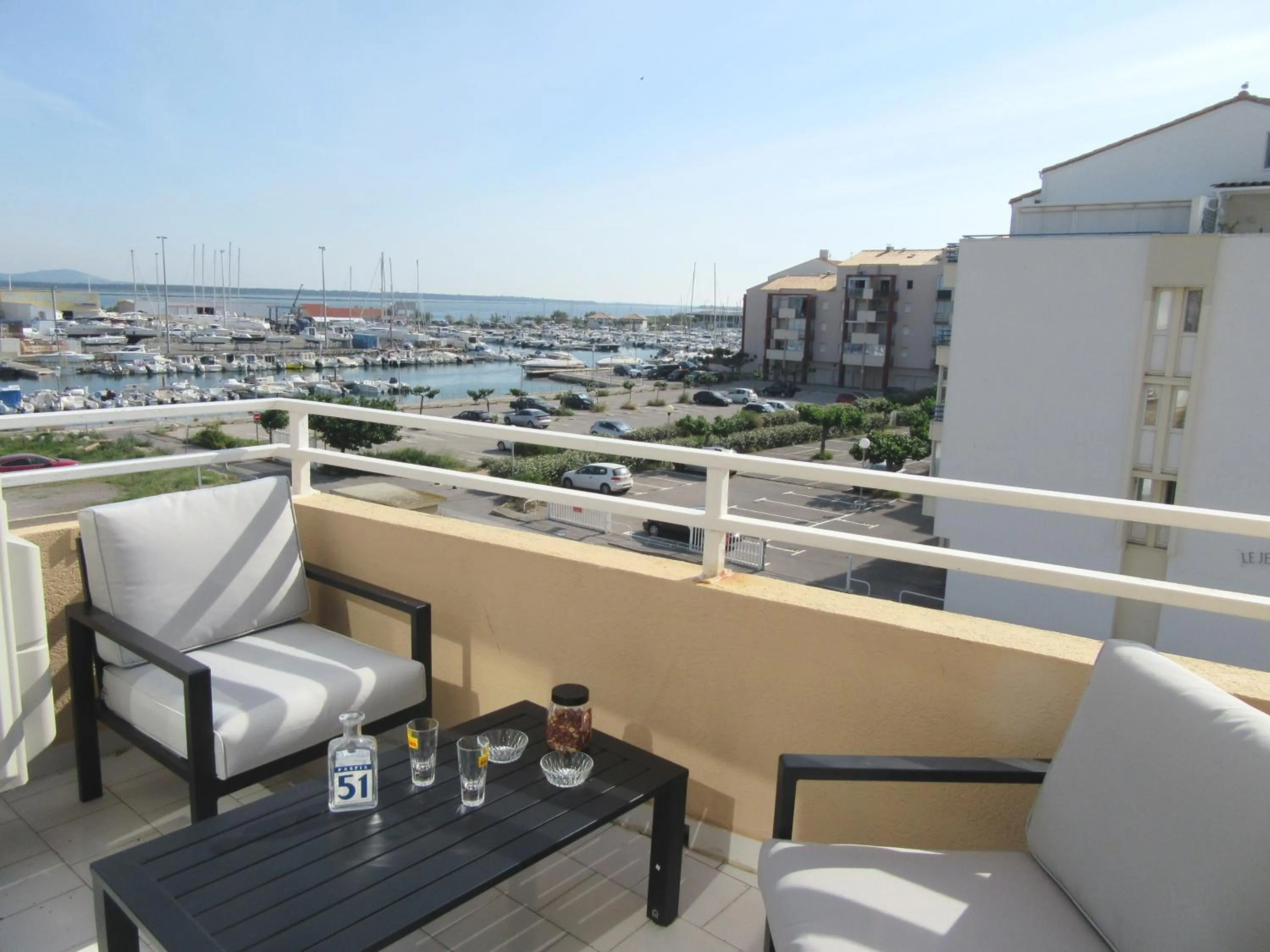 Balcony/Terrace in Appartement Grand Calypso