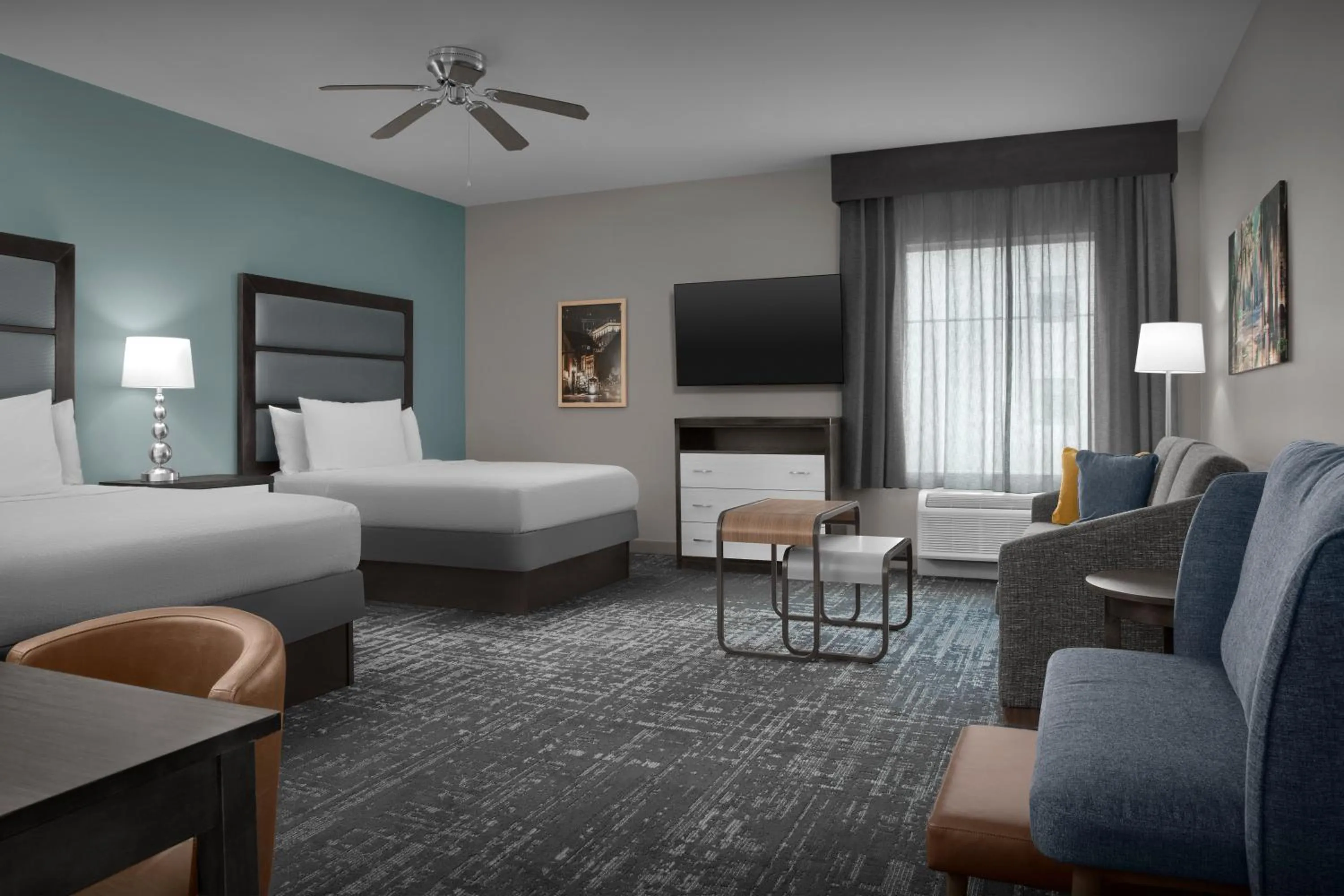 Bed in Homewood Suites by Hilton Metairie New Orleans