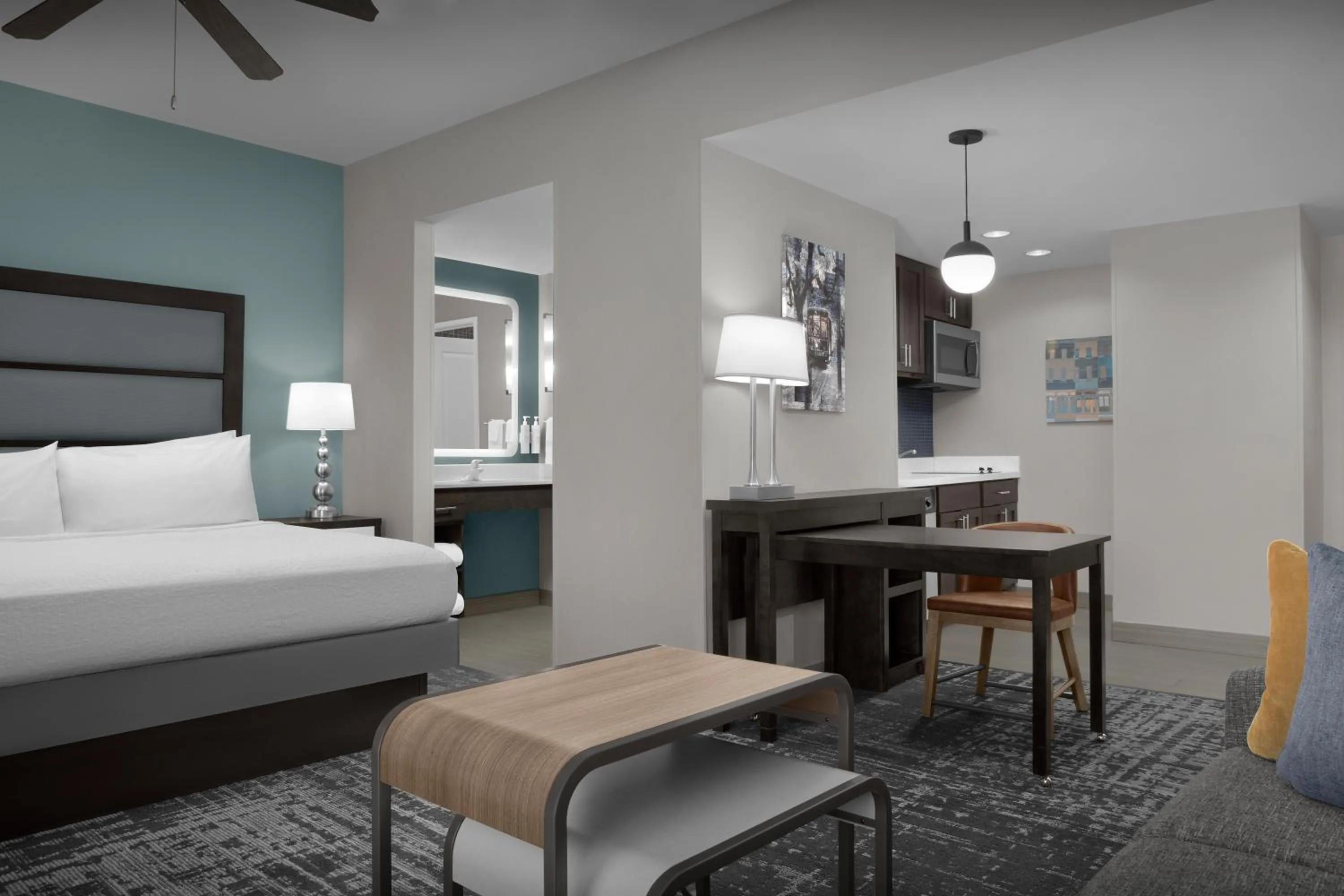 Bed in Homewood Suites by Hilton Metairie New Orleans