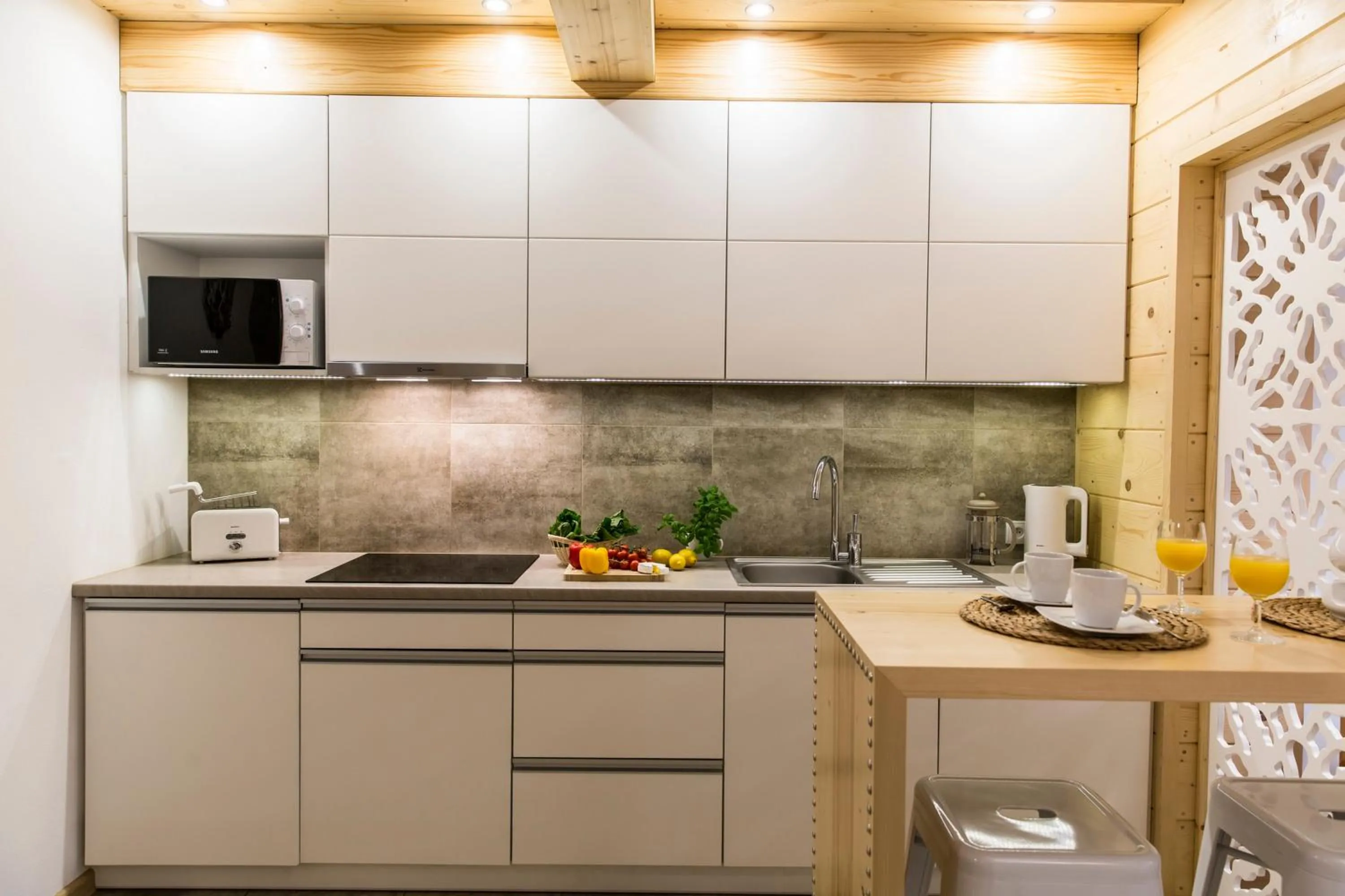 Kitchen or kitchenette in Apartament Owczarnia Zakopane