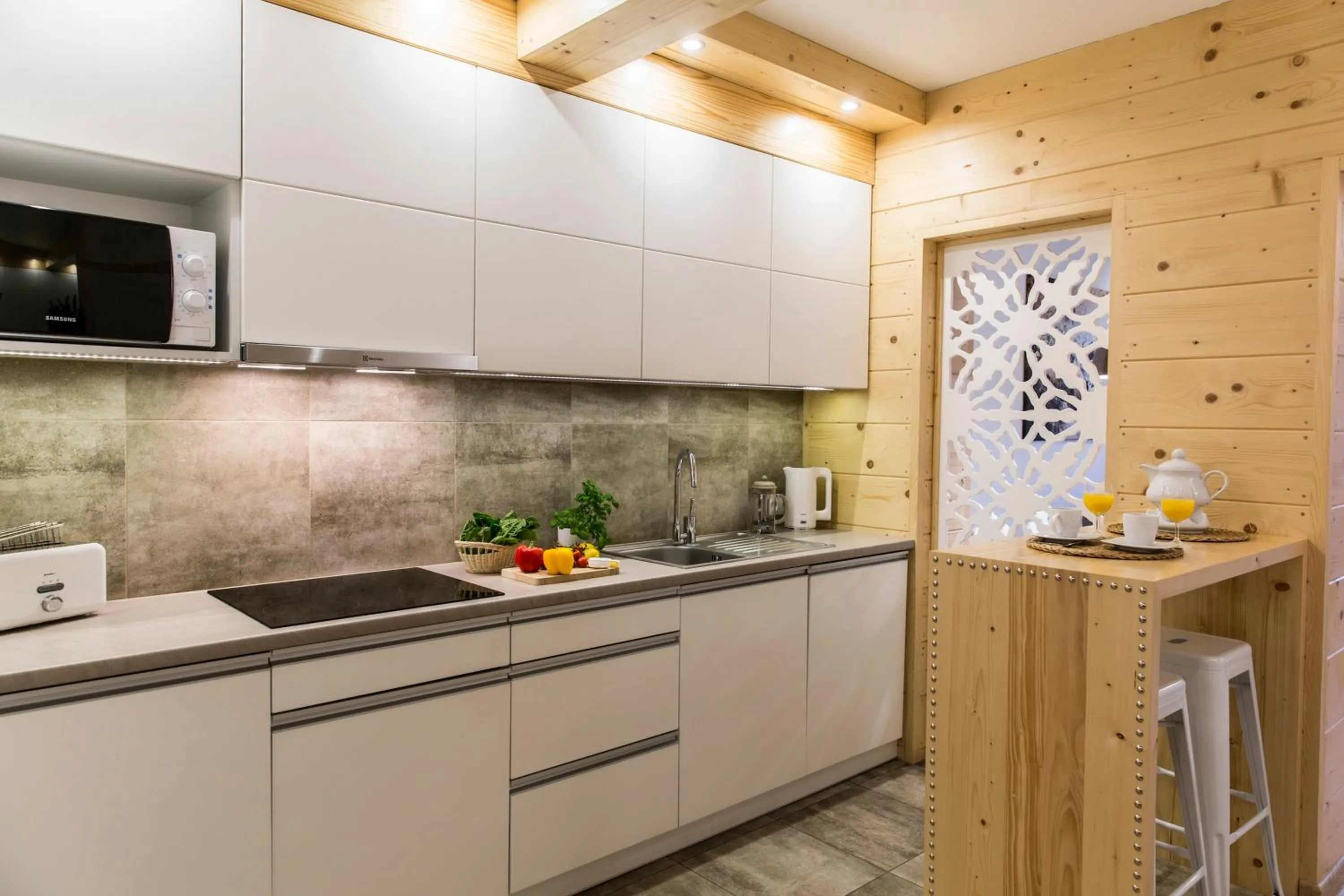 Kitchen or kitchenette in Apartament Owczarnia Zakopane