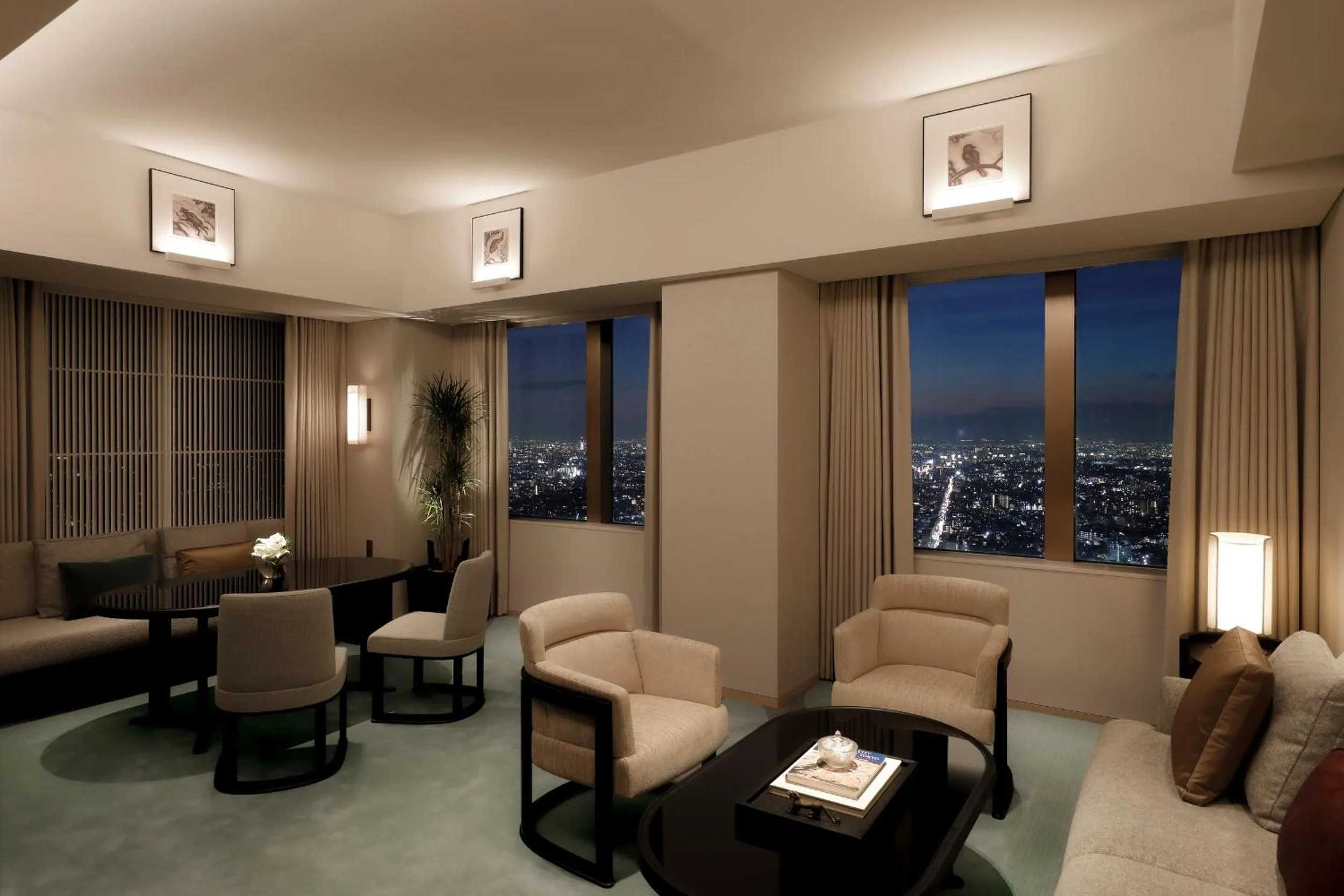 Living room in Park Hyatt Tokyo