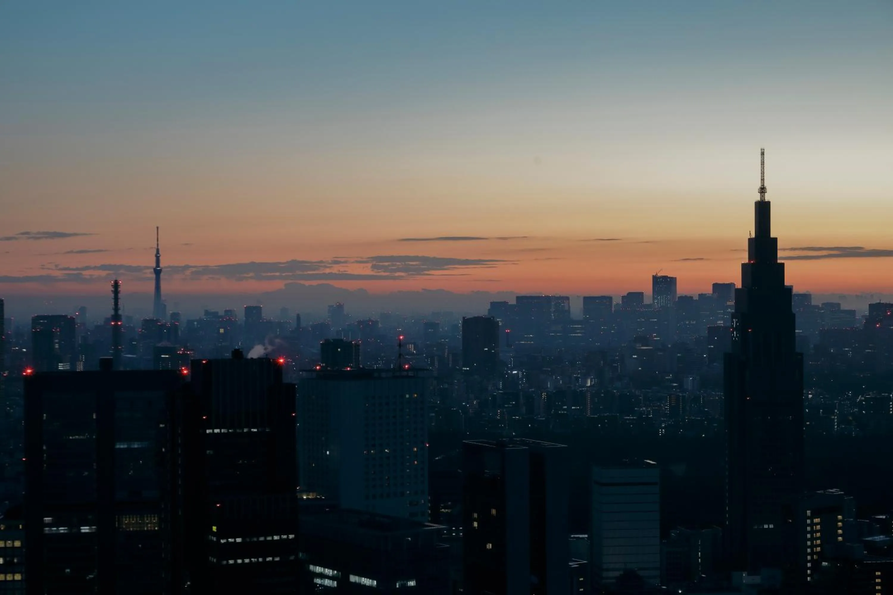 City view in Park Hyatt Tokyo