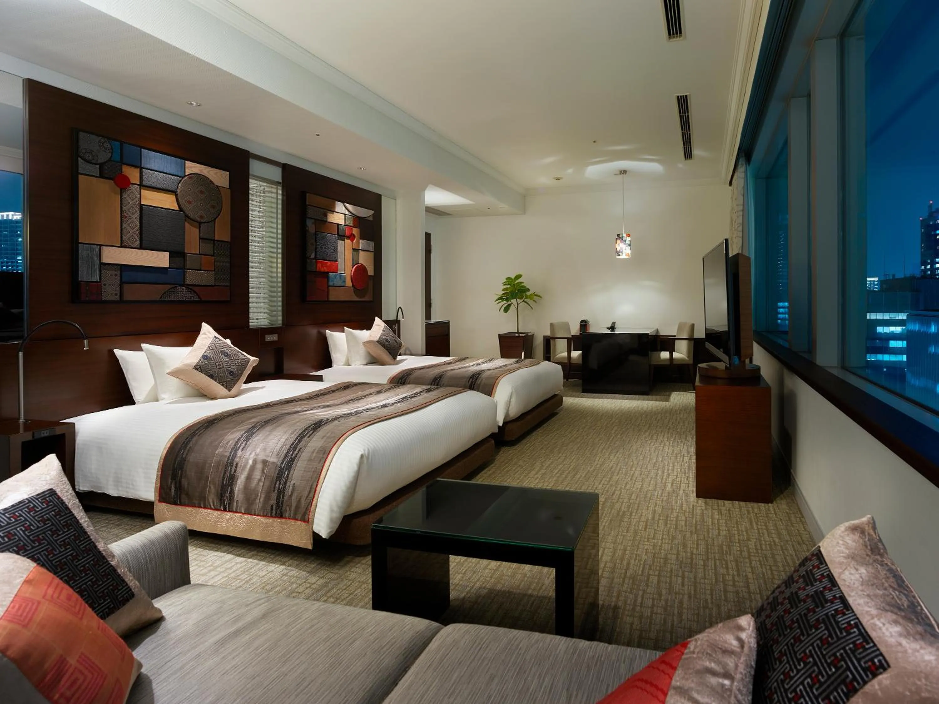 Bed in Hotel The Celestine Tokyo Shiba