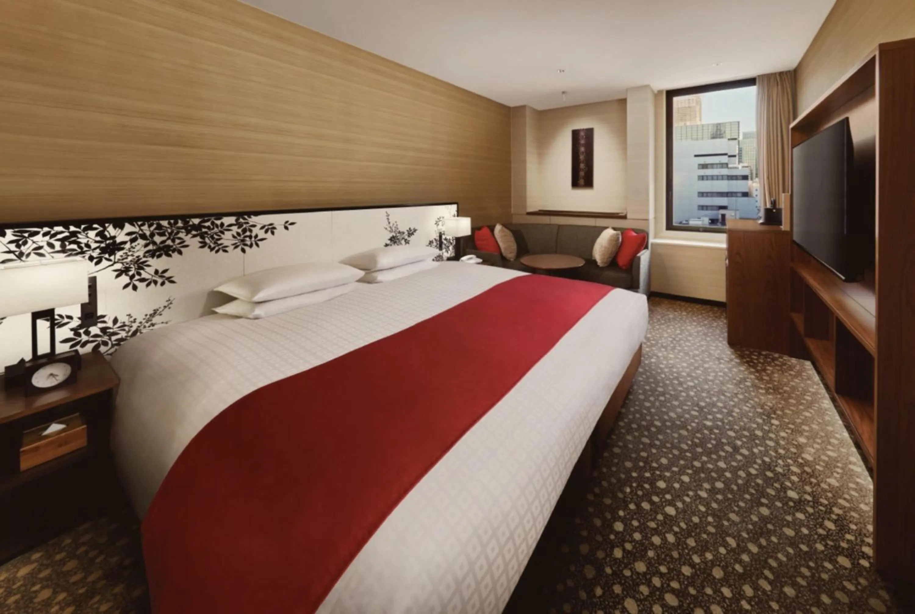 Bed in Shiba Park Hotel