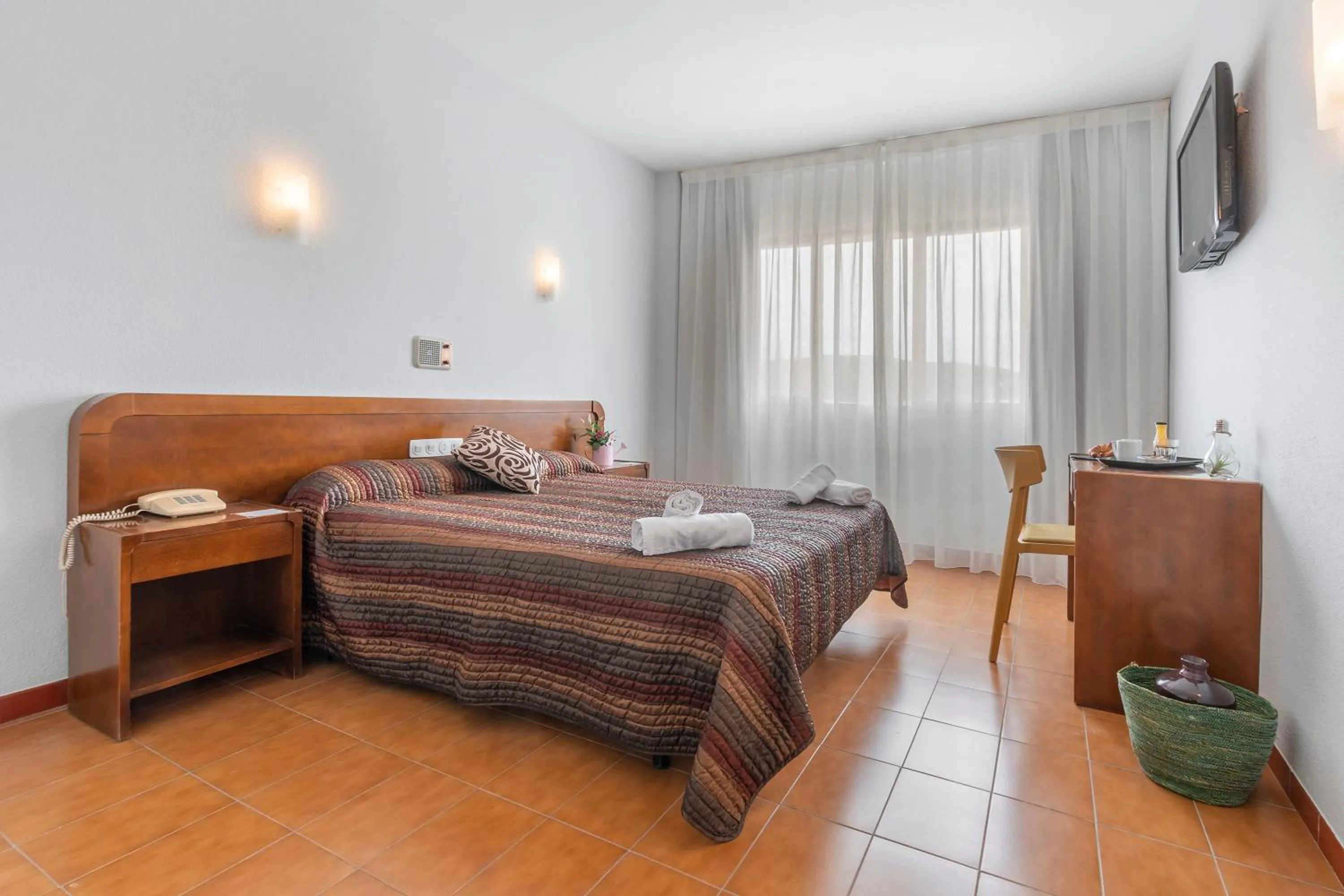 Decorative detail, Bed in Hotel Sierra de Arcos
