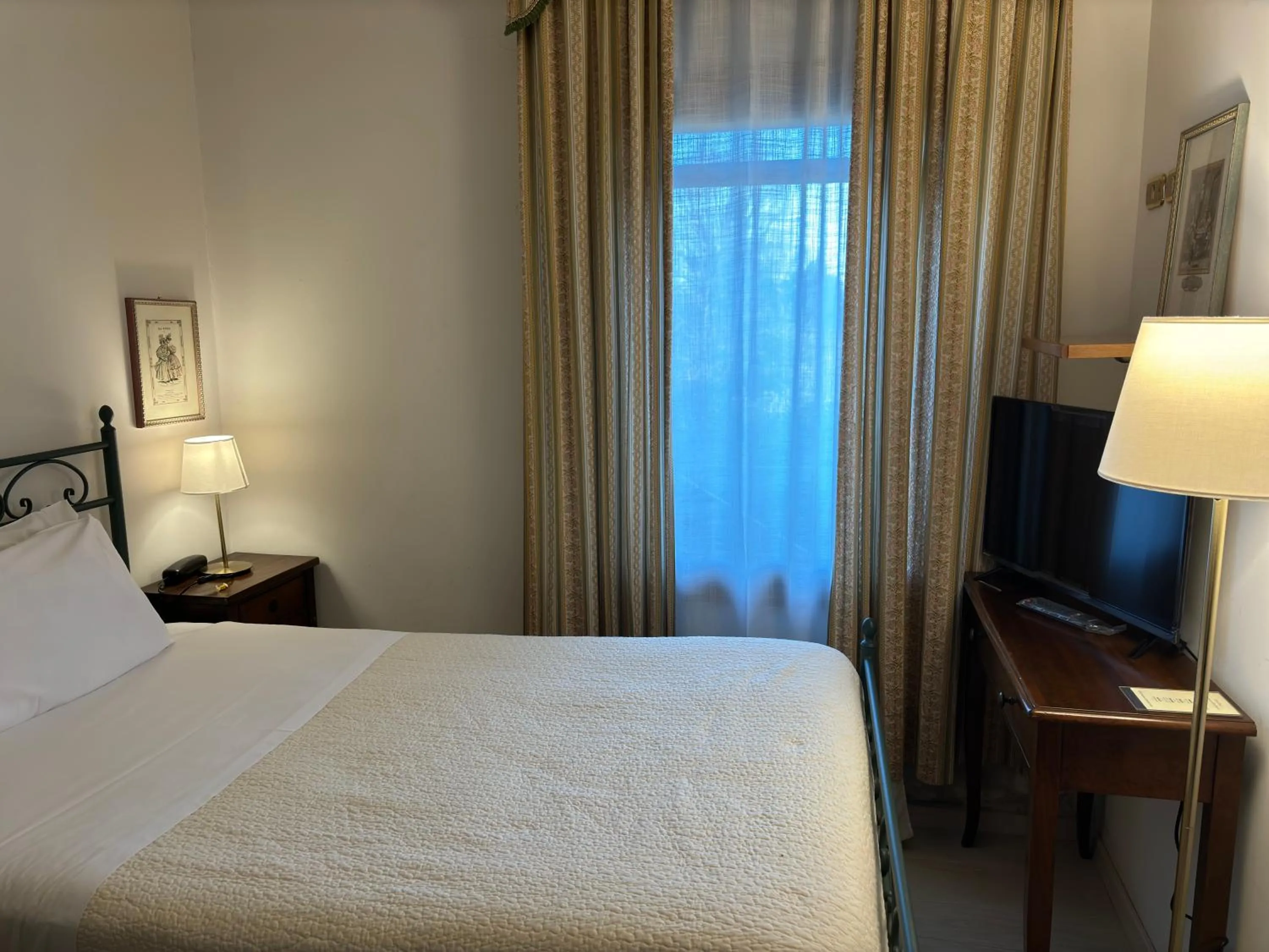 Bed in Hotel Villa Luppis