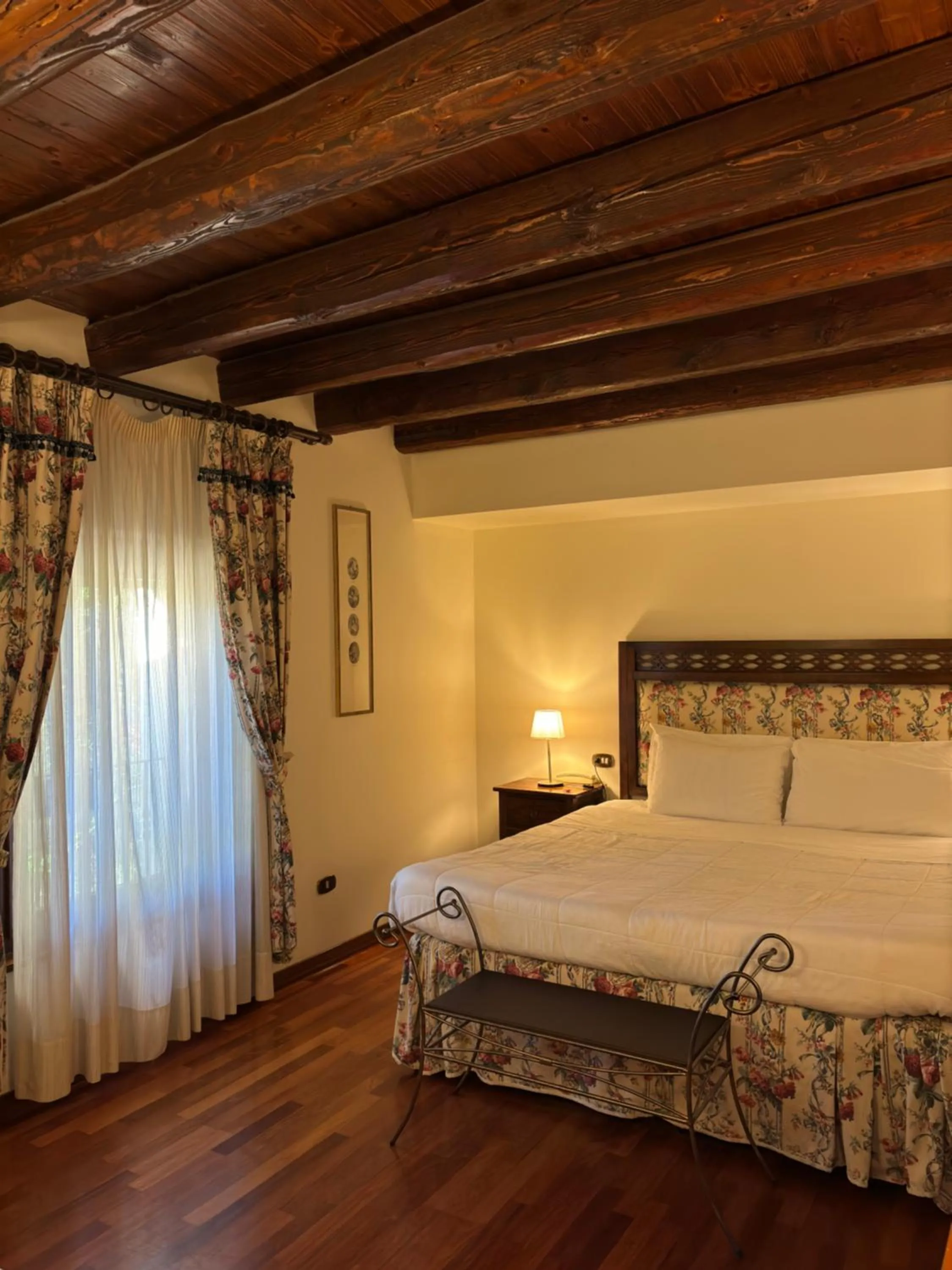 Bed in Hotel Villa Luppis