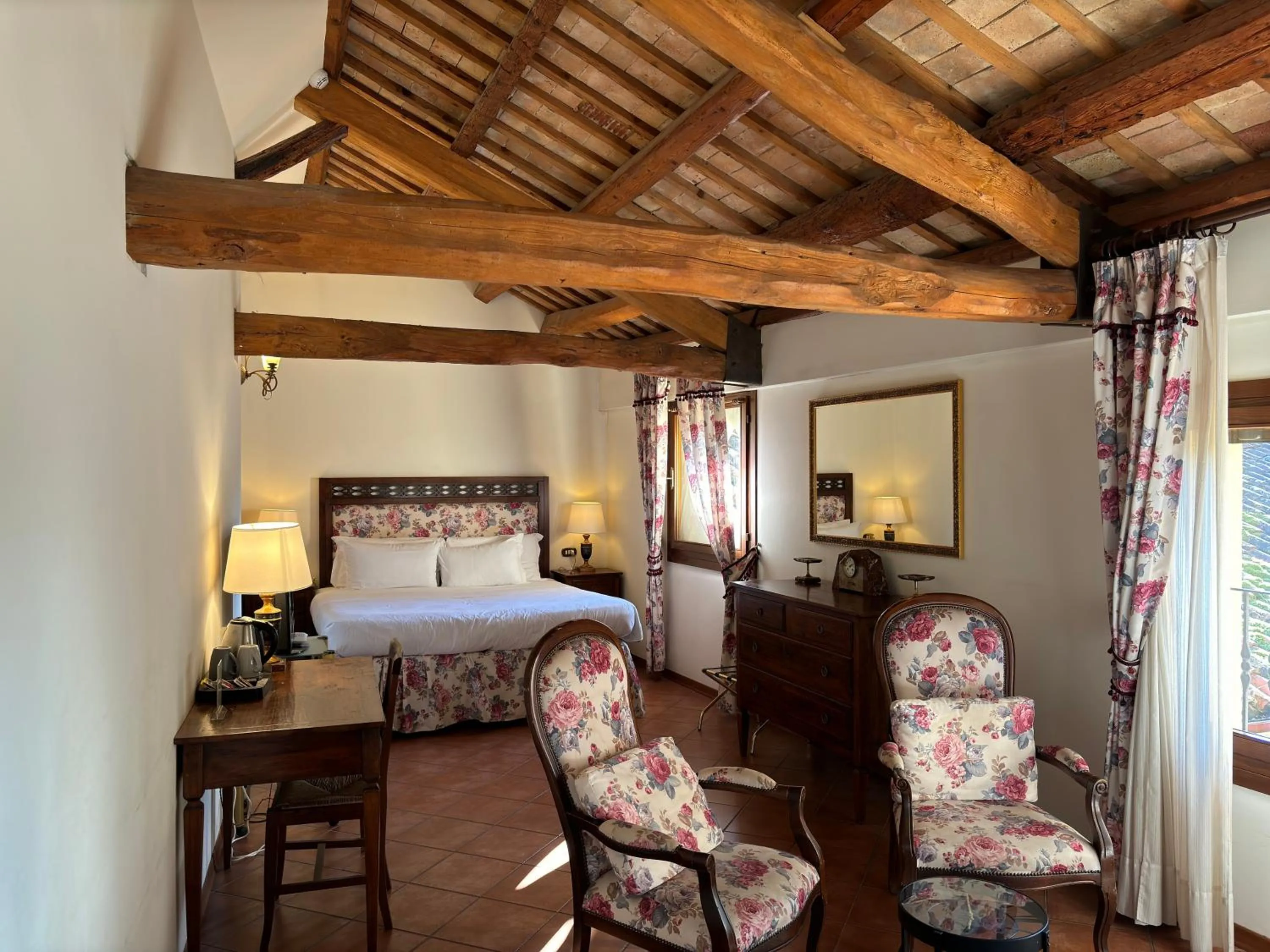 Bed in Hotel Villa Luppis