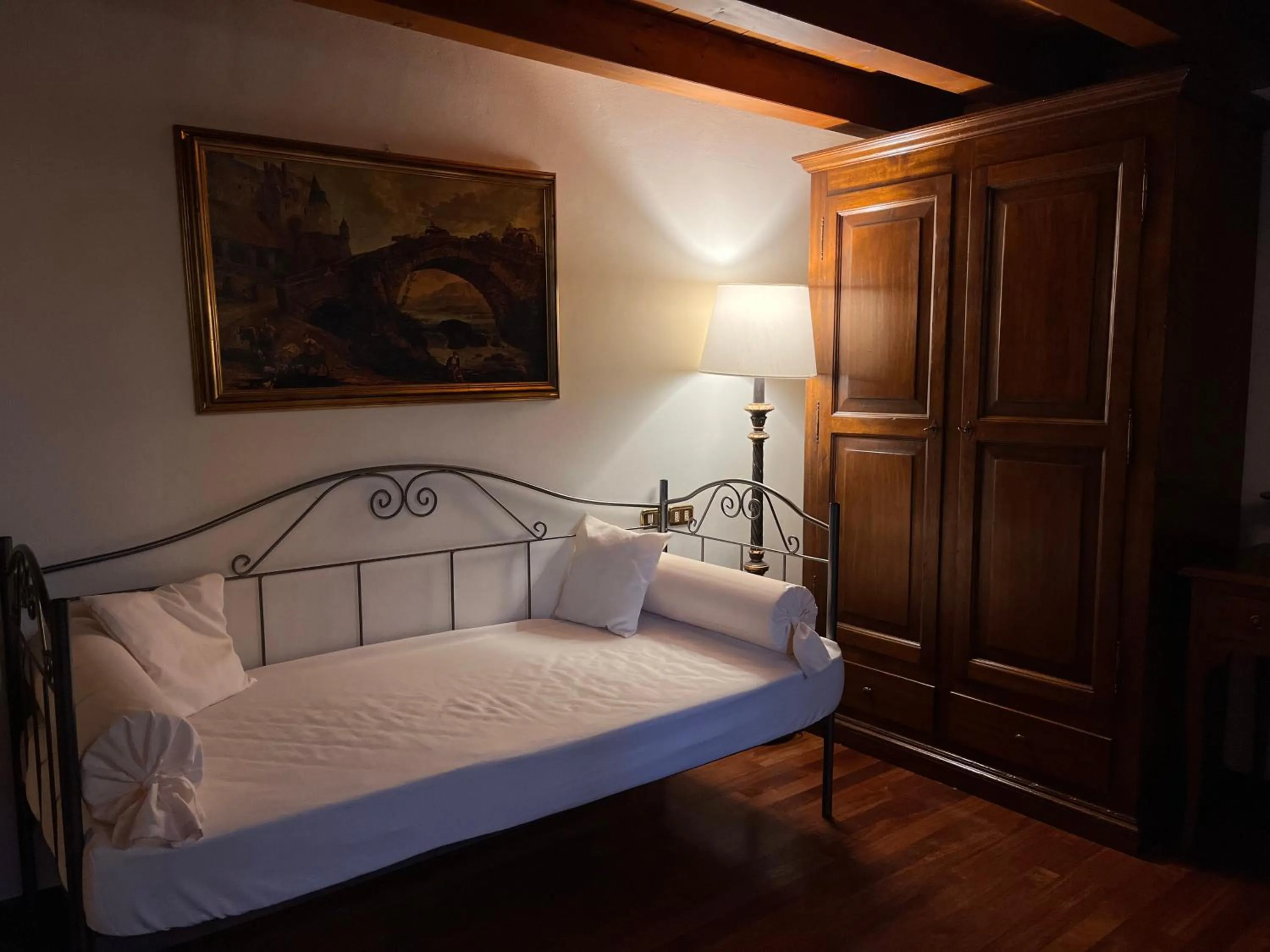 Bed in Hotel Villa Luppis