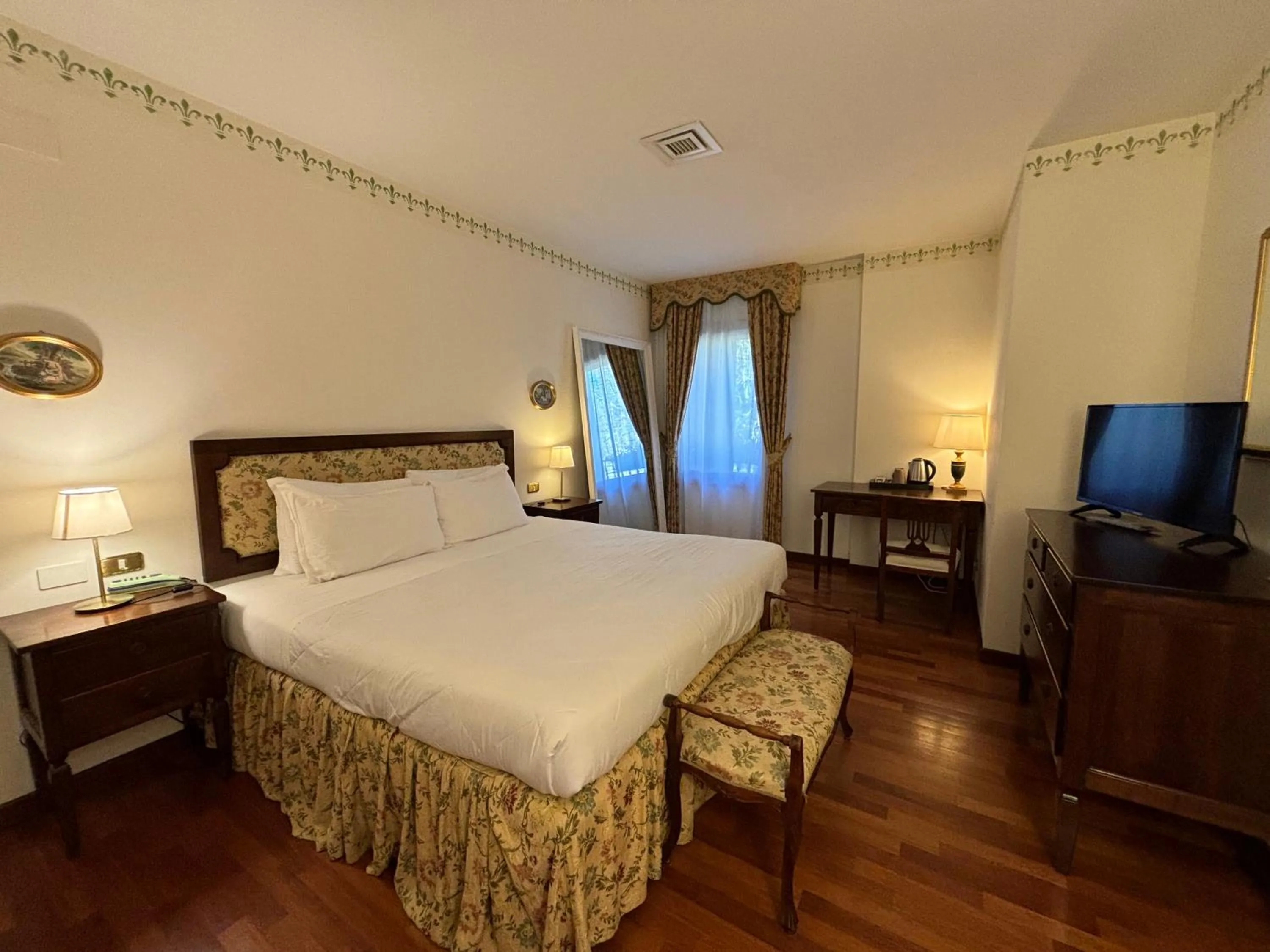 Bed in Hotel Villa Luppis