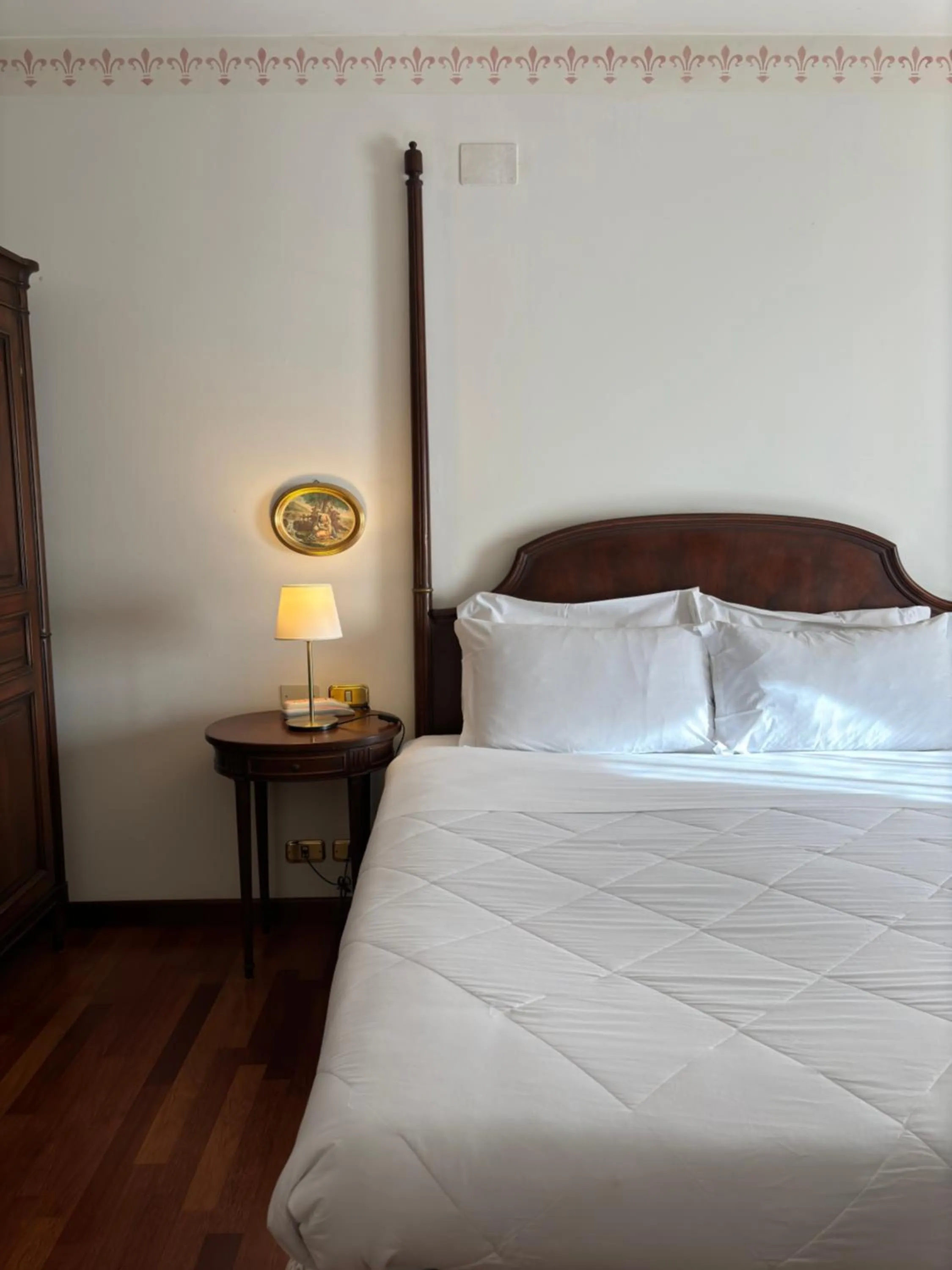 Bed in Hotel Villa Luppis