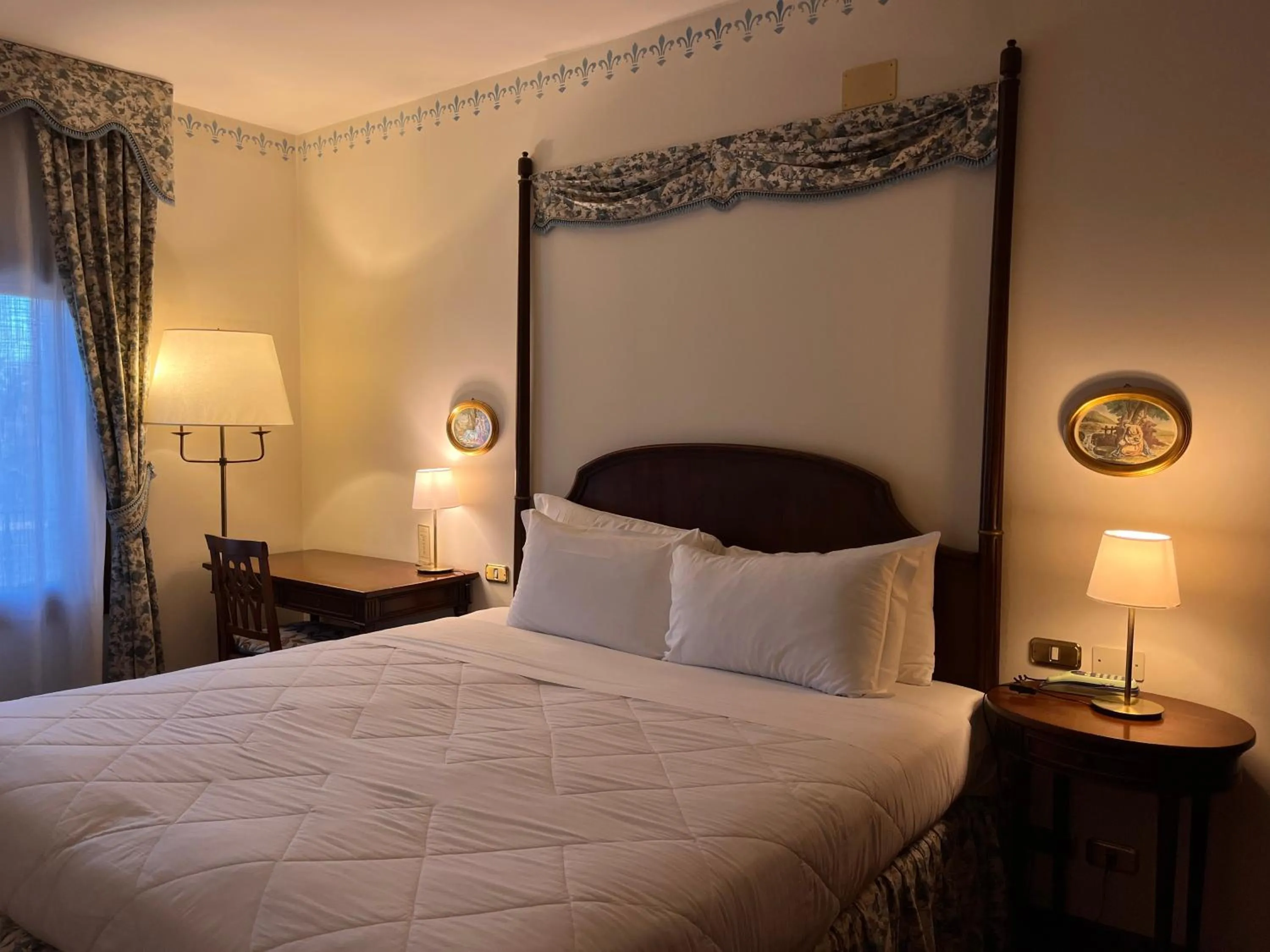 Bed in Hotel Villa Luppis