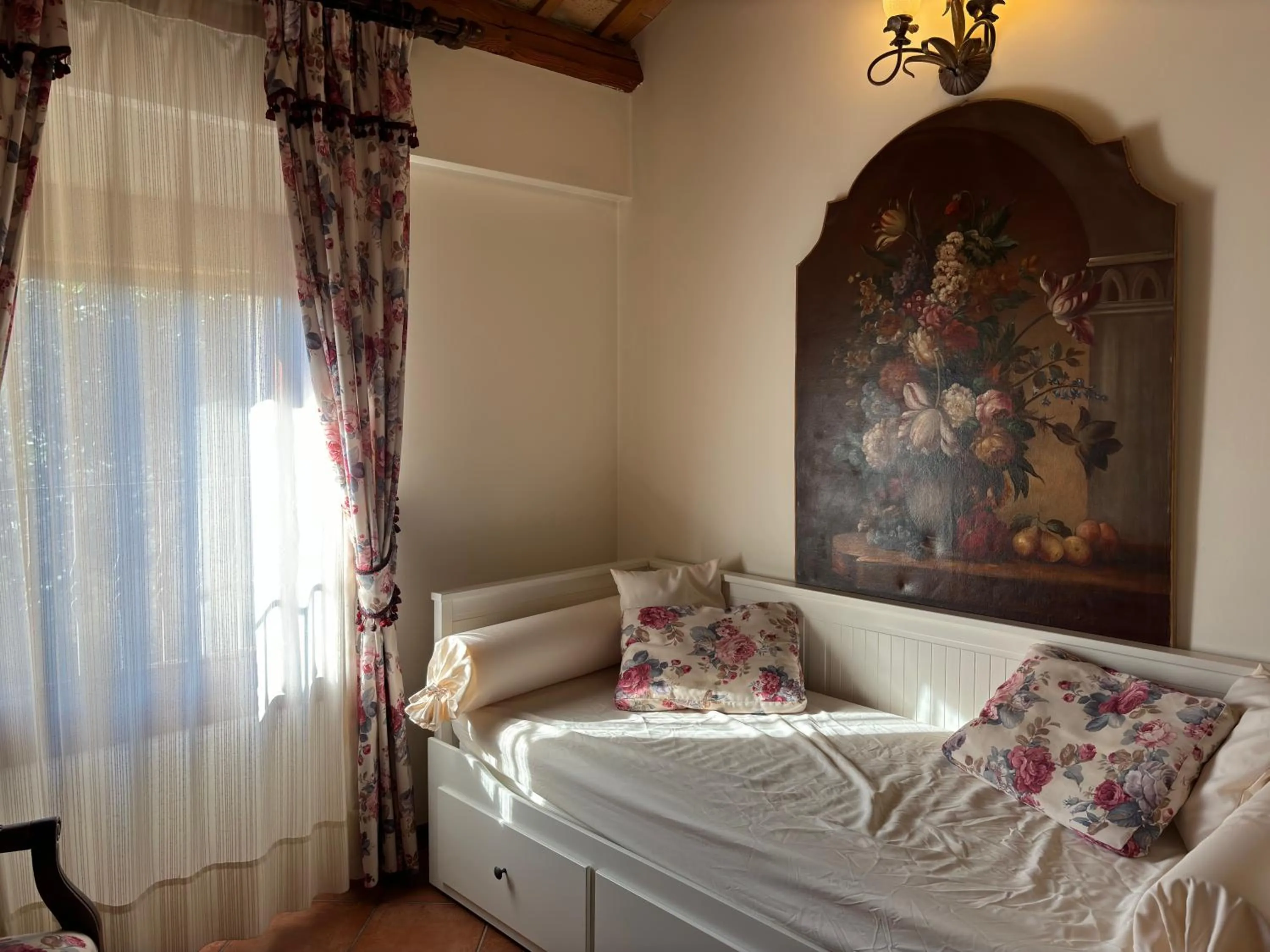 Bed in Hotel Villa Luppis