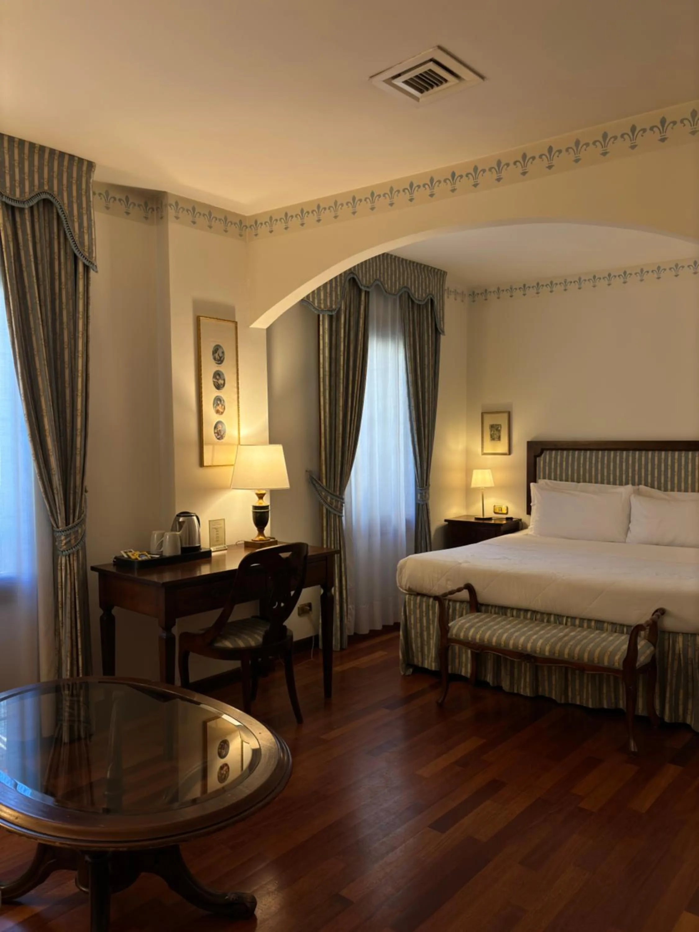 Bed in Hotel Villa Luppis