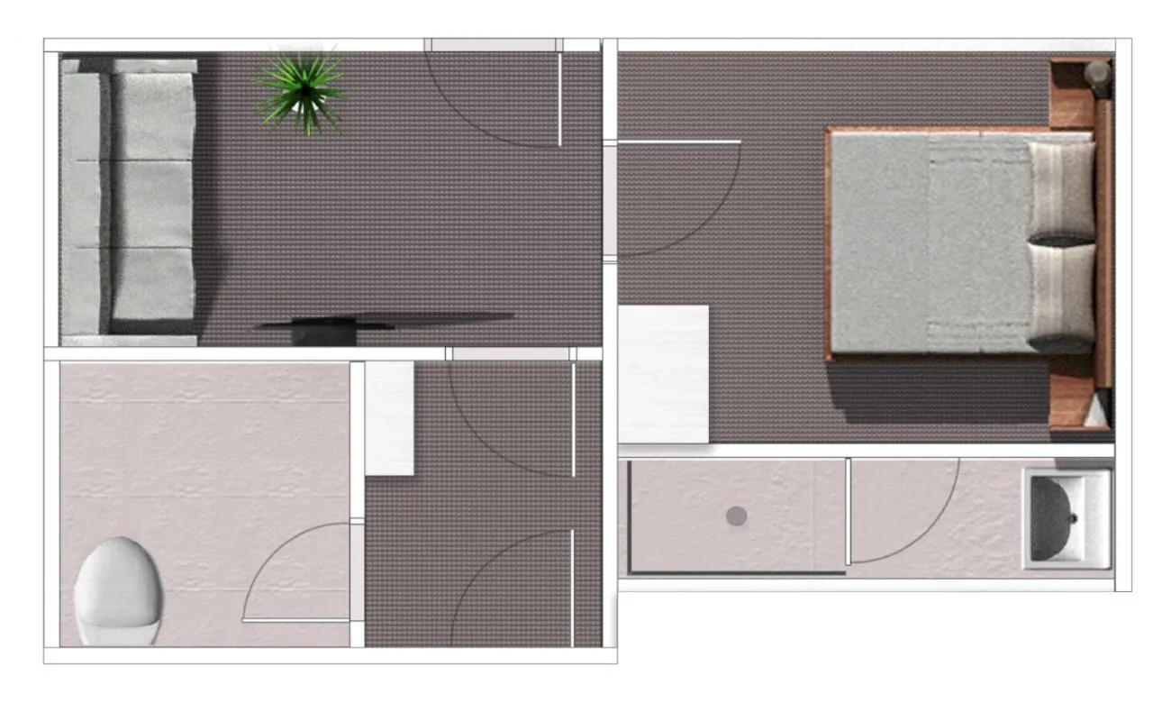 Floor plan in Marina Baotić Apartments