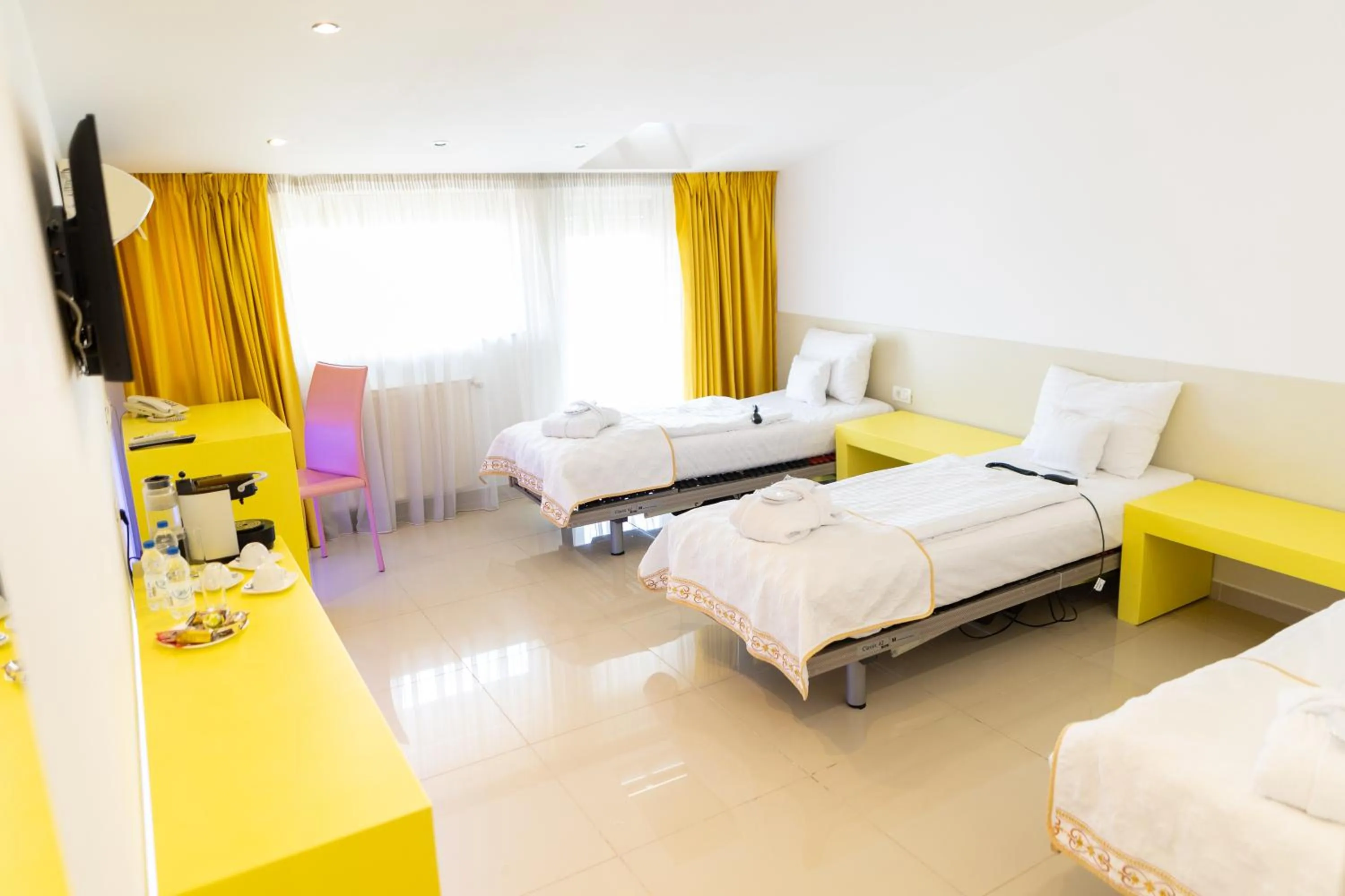 Bed in Christina Hotel