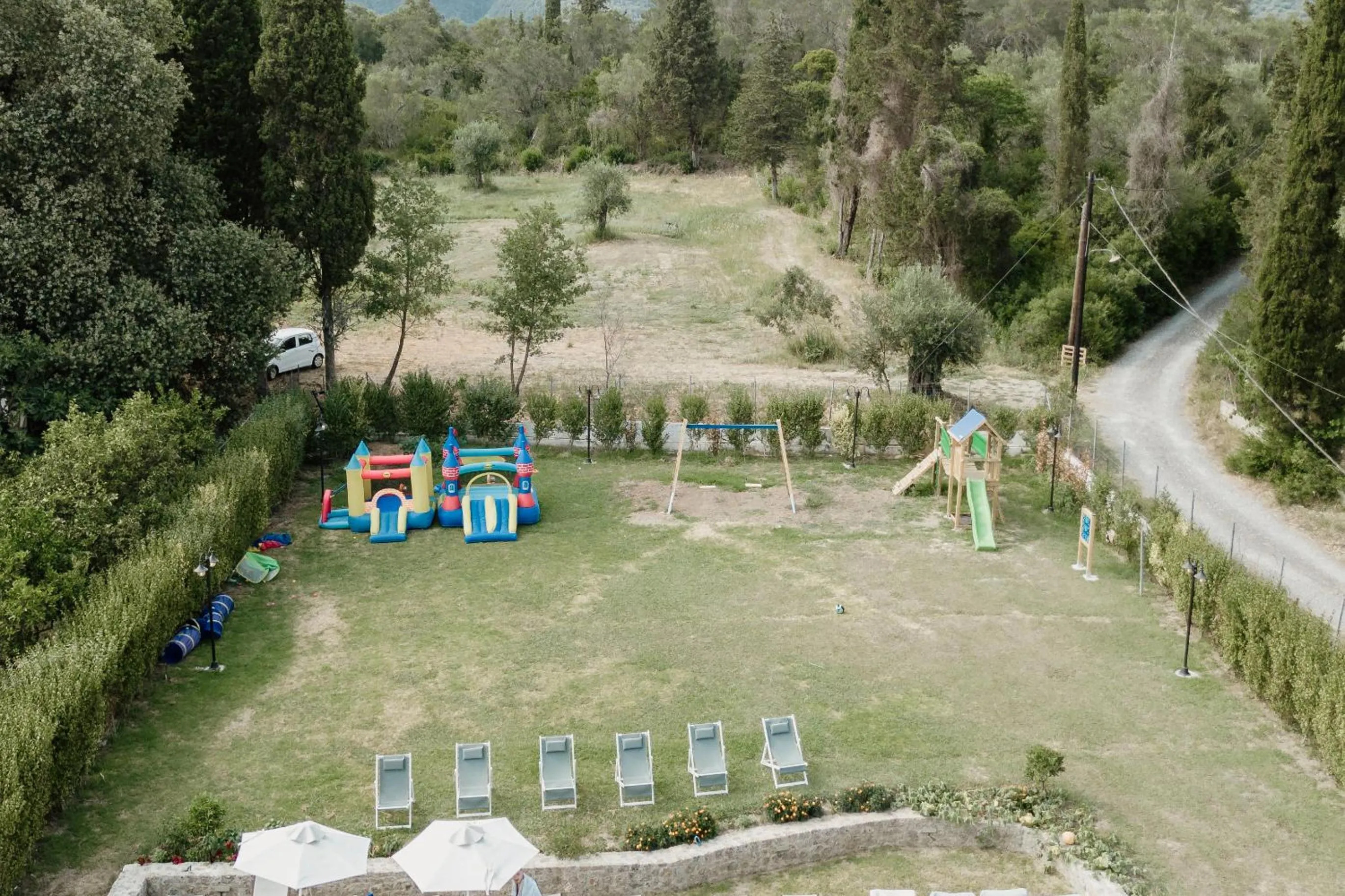 Children play ground in Dominoes Corfu