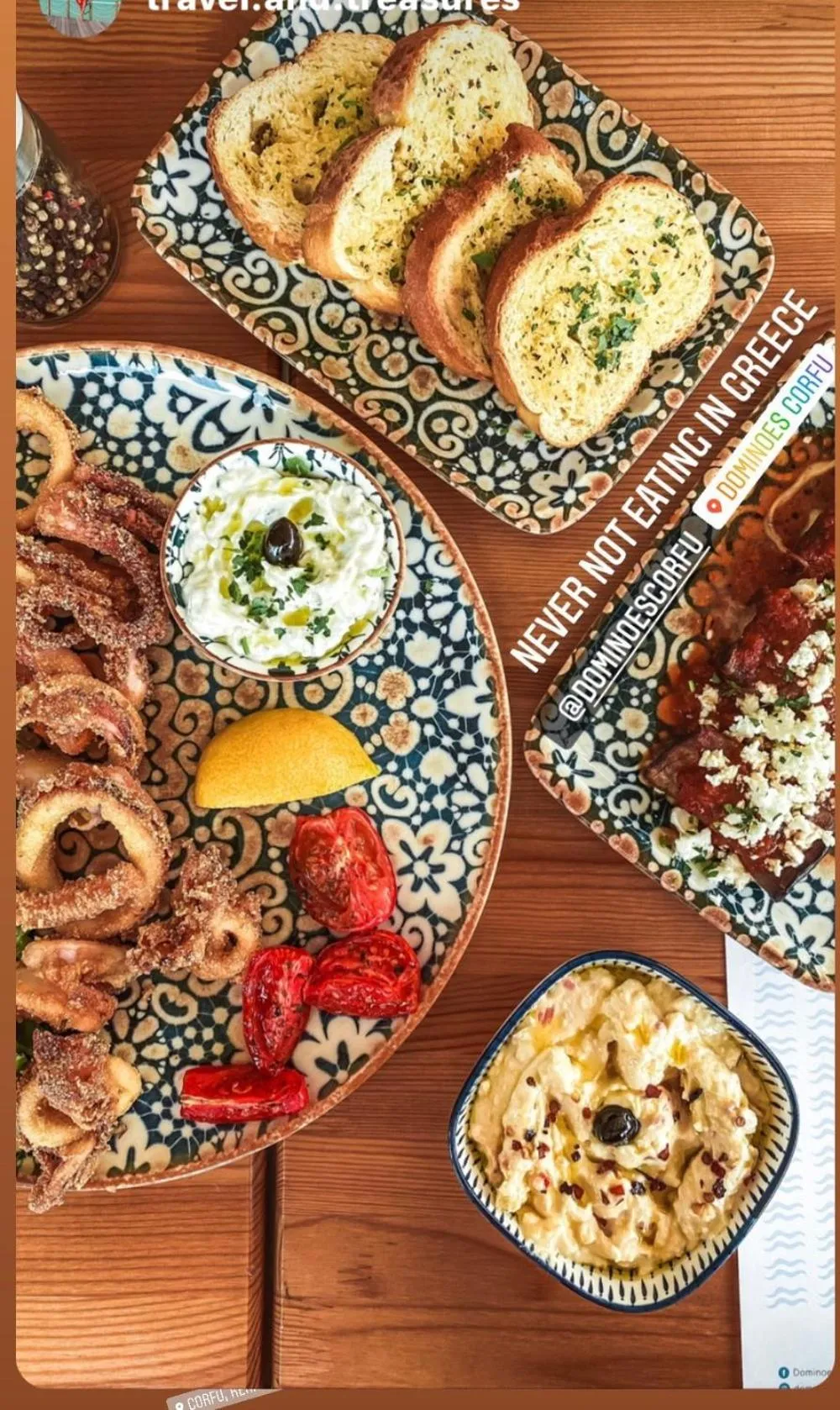 Restaurant/places to eat in Dominoes Corfu