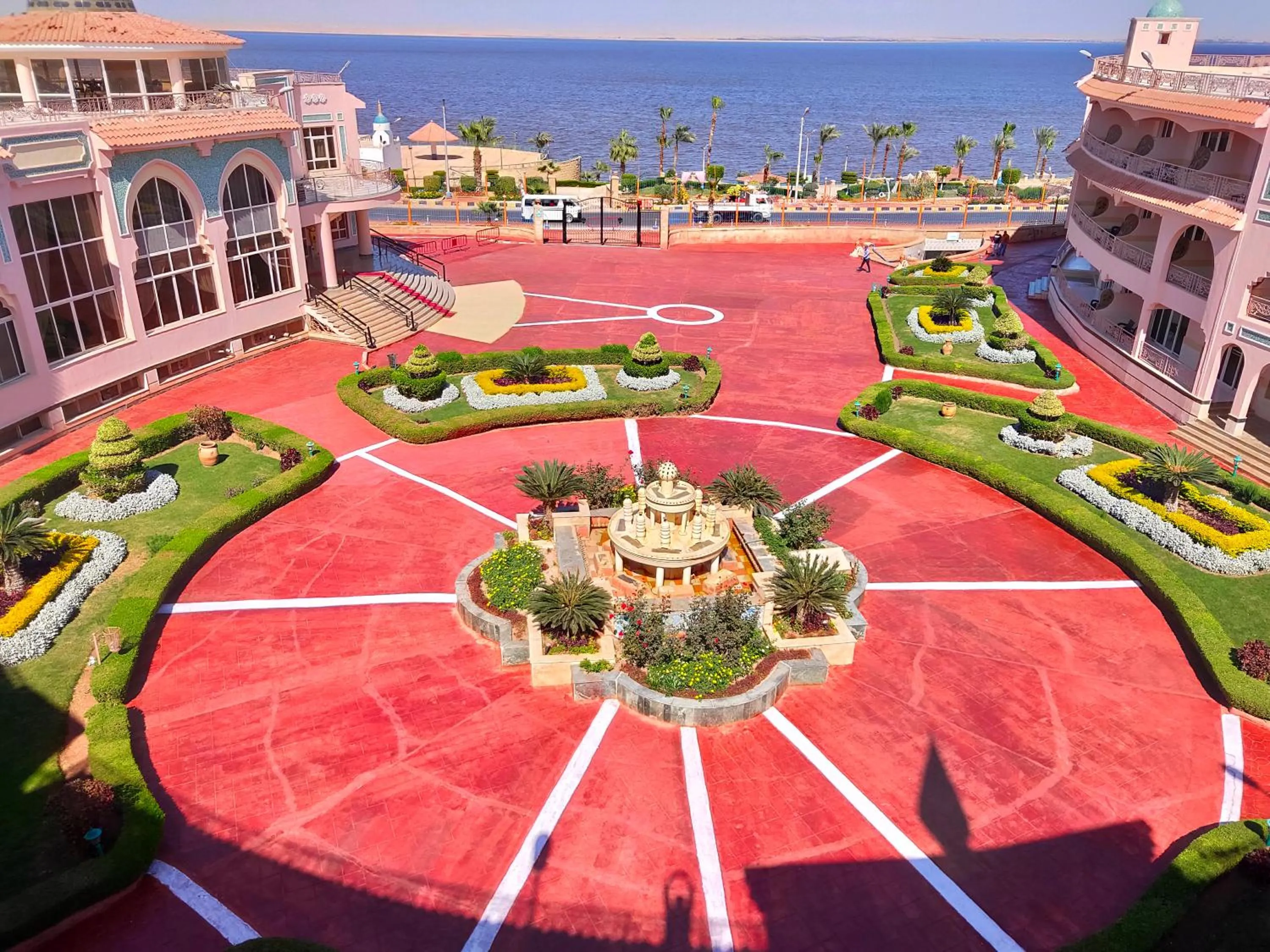 Bird's eye view in Fayoum Hotel