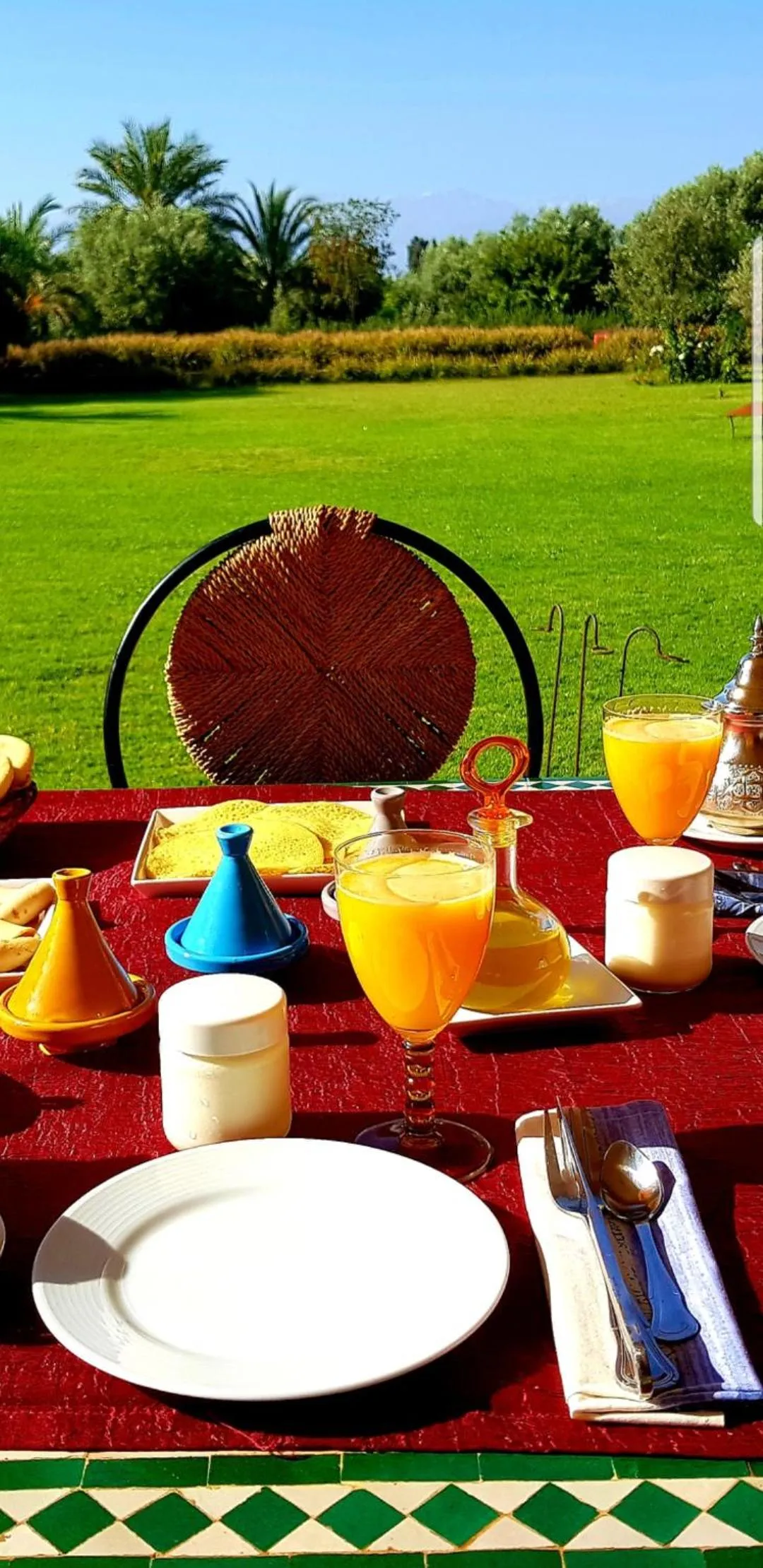 Continental breakfast in Ksar Salha