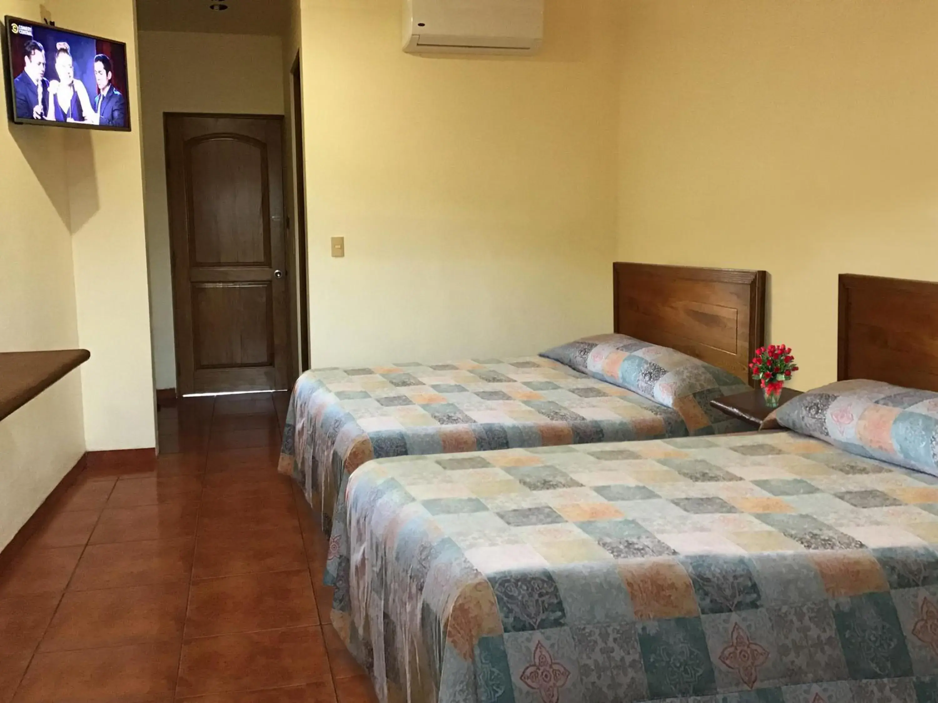 Double Room with Two Double Beds in Hotel Huatulco Máxico Double Room with Two Double Beds in Hotel Huatulco Máxico