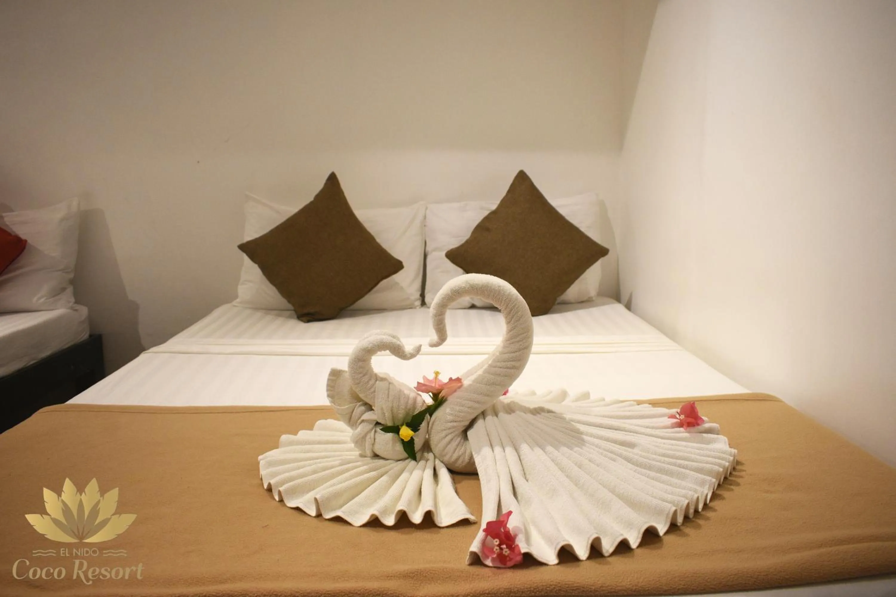 Bed in El Nido Coco Resort