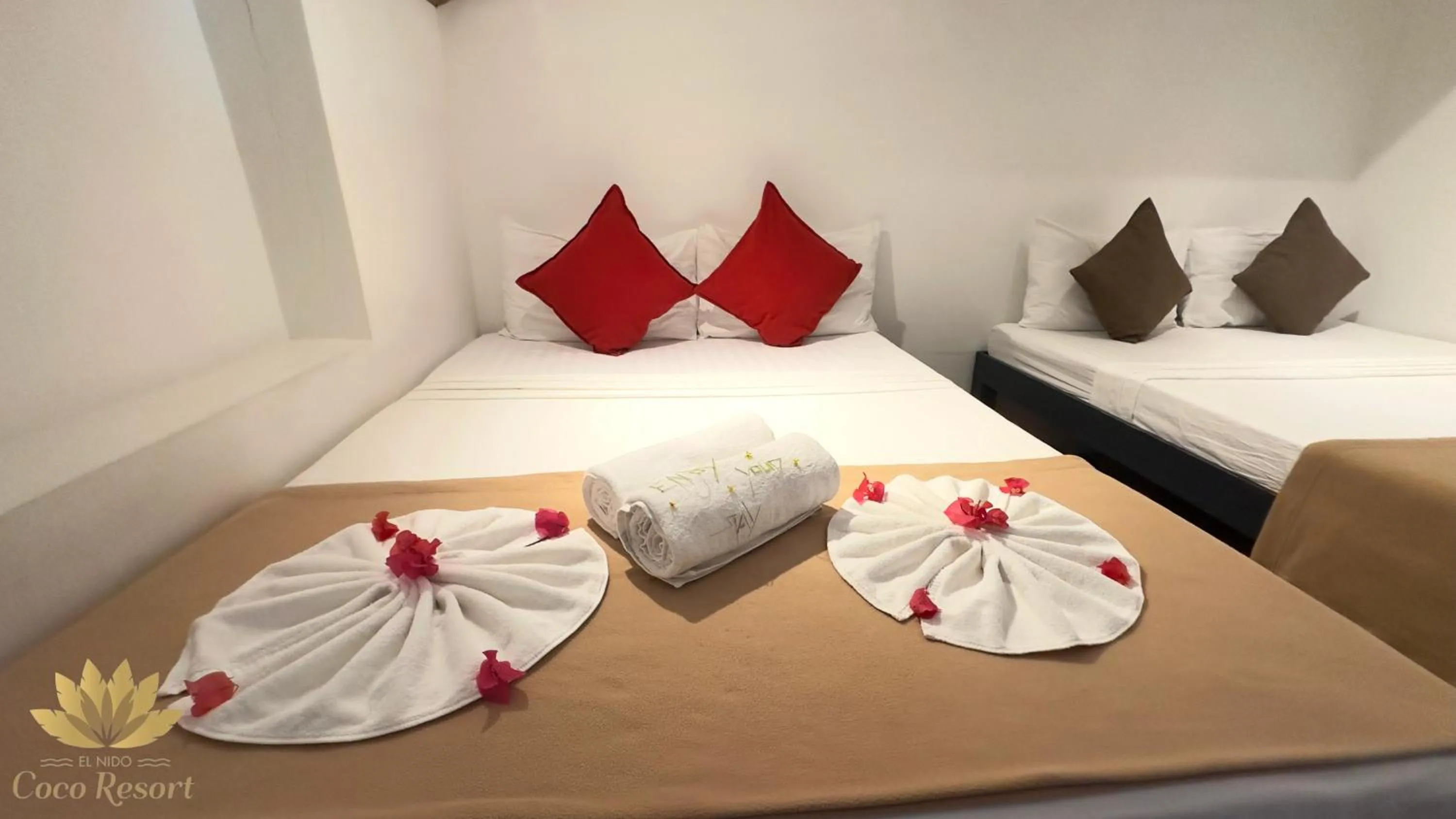 Bed in El Nido Coco Resort