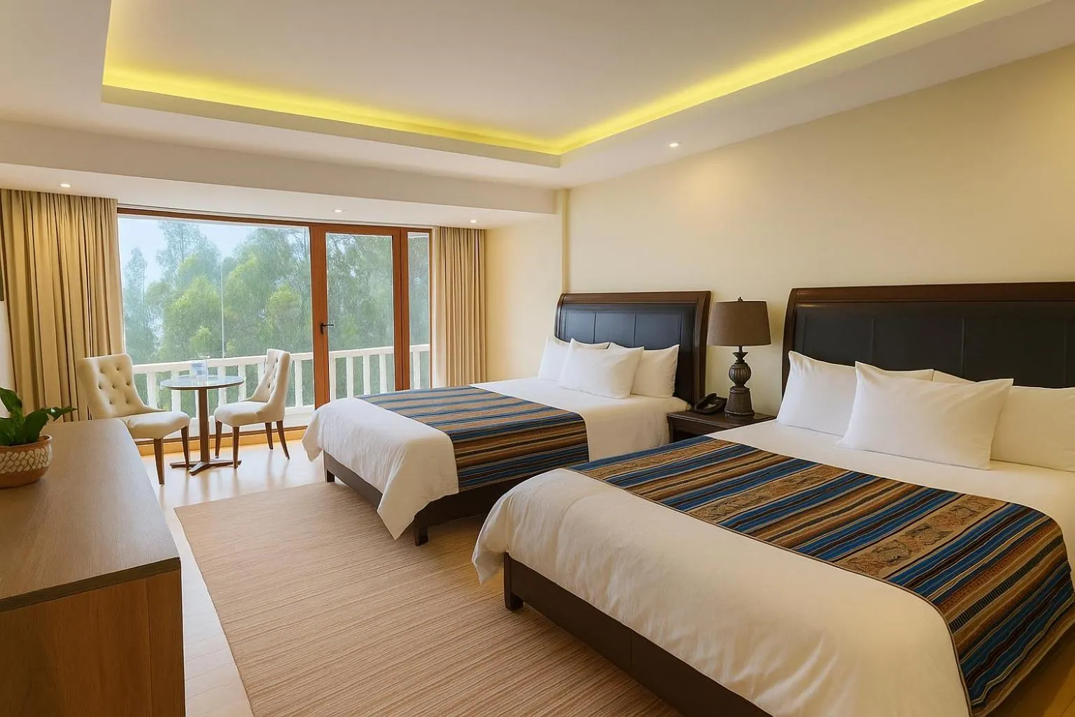 Photo of the whole room, Bed in Hotel Medina Del Lago