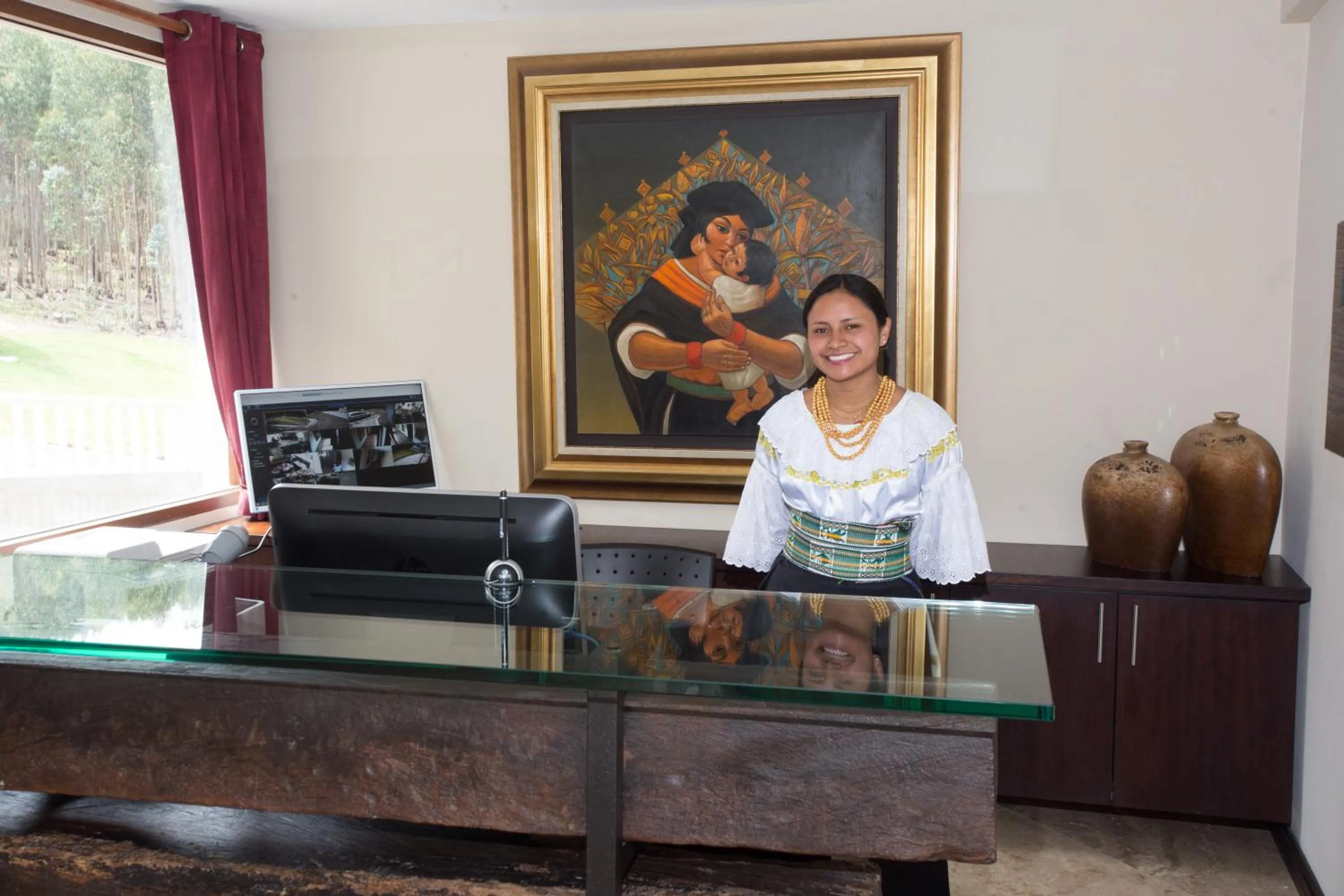 Lobby or reception in Hotel Medina Del Lago