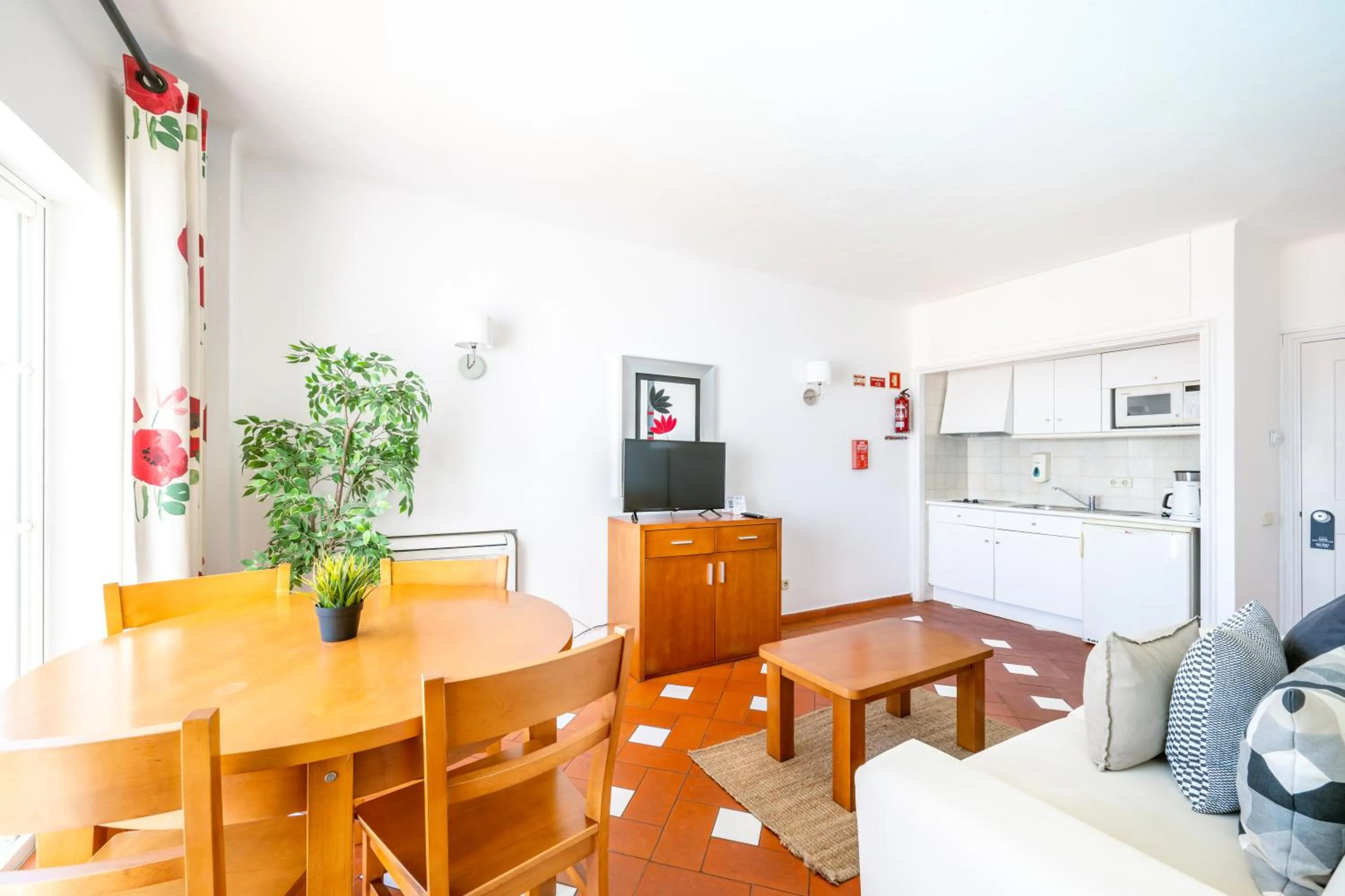 Living room in Baluarte da Vila Apartments