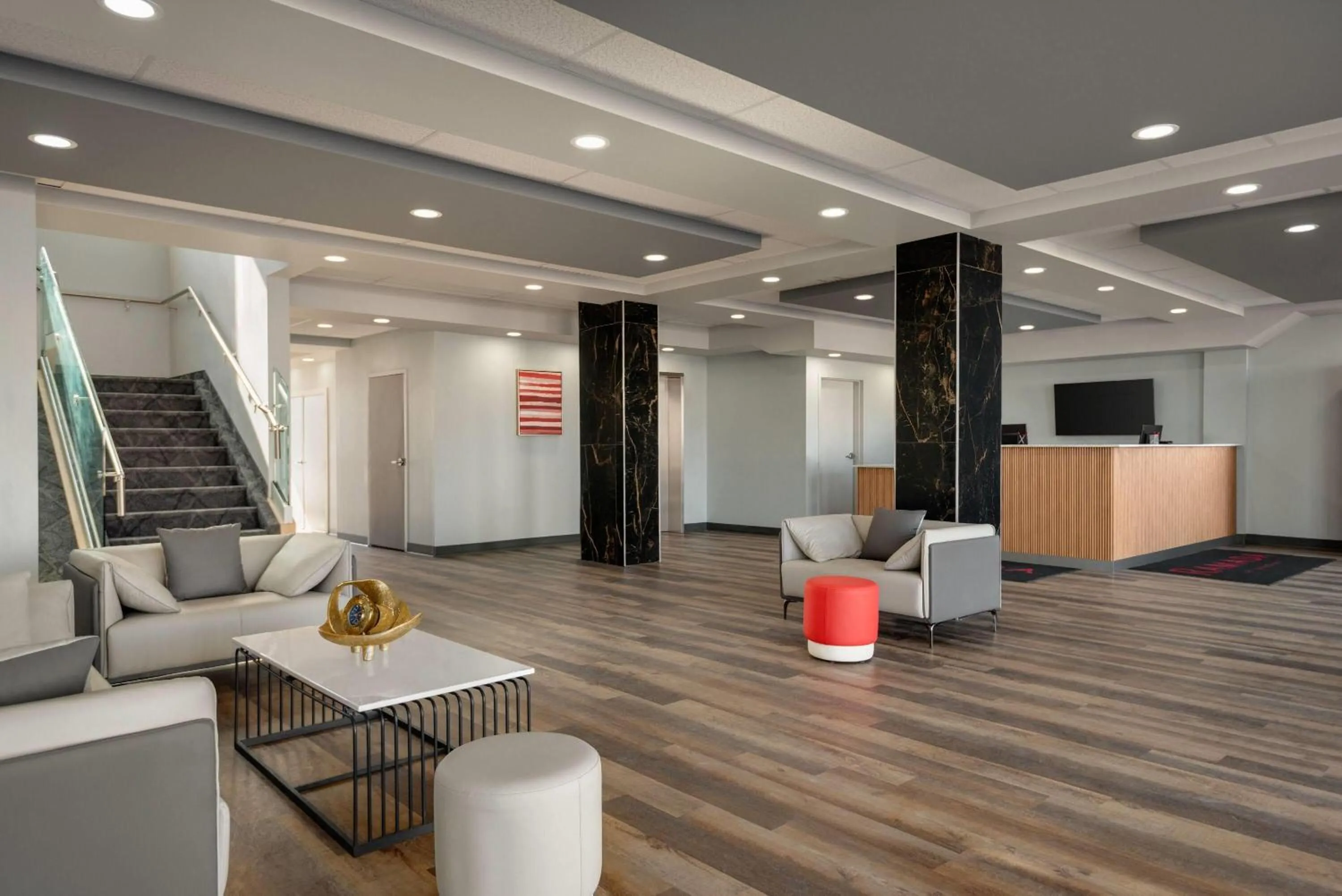 Lobby or reception in Ramada by Wyndham West Edmonton Hotel & Suites