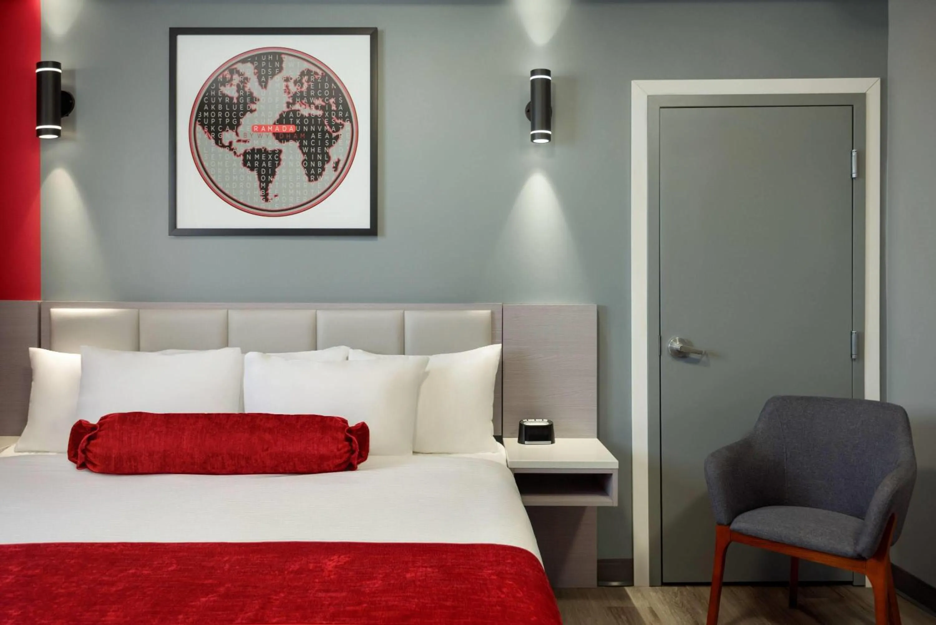 Photo of the whole room, Bed in Ramada by Wyndham West Edmonton Hotel & Suites