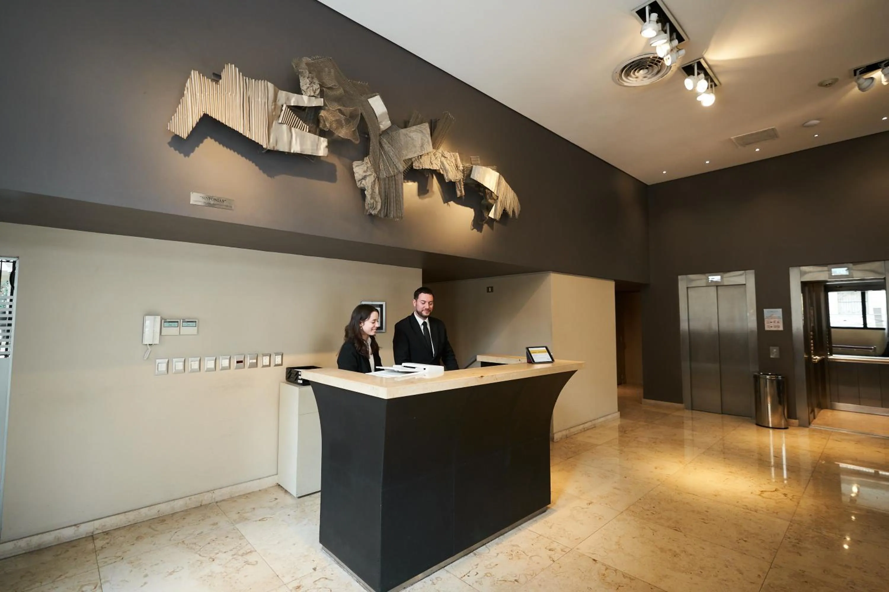 Lobby or reception in Carles Hotel