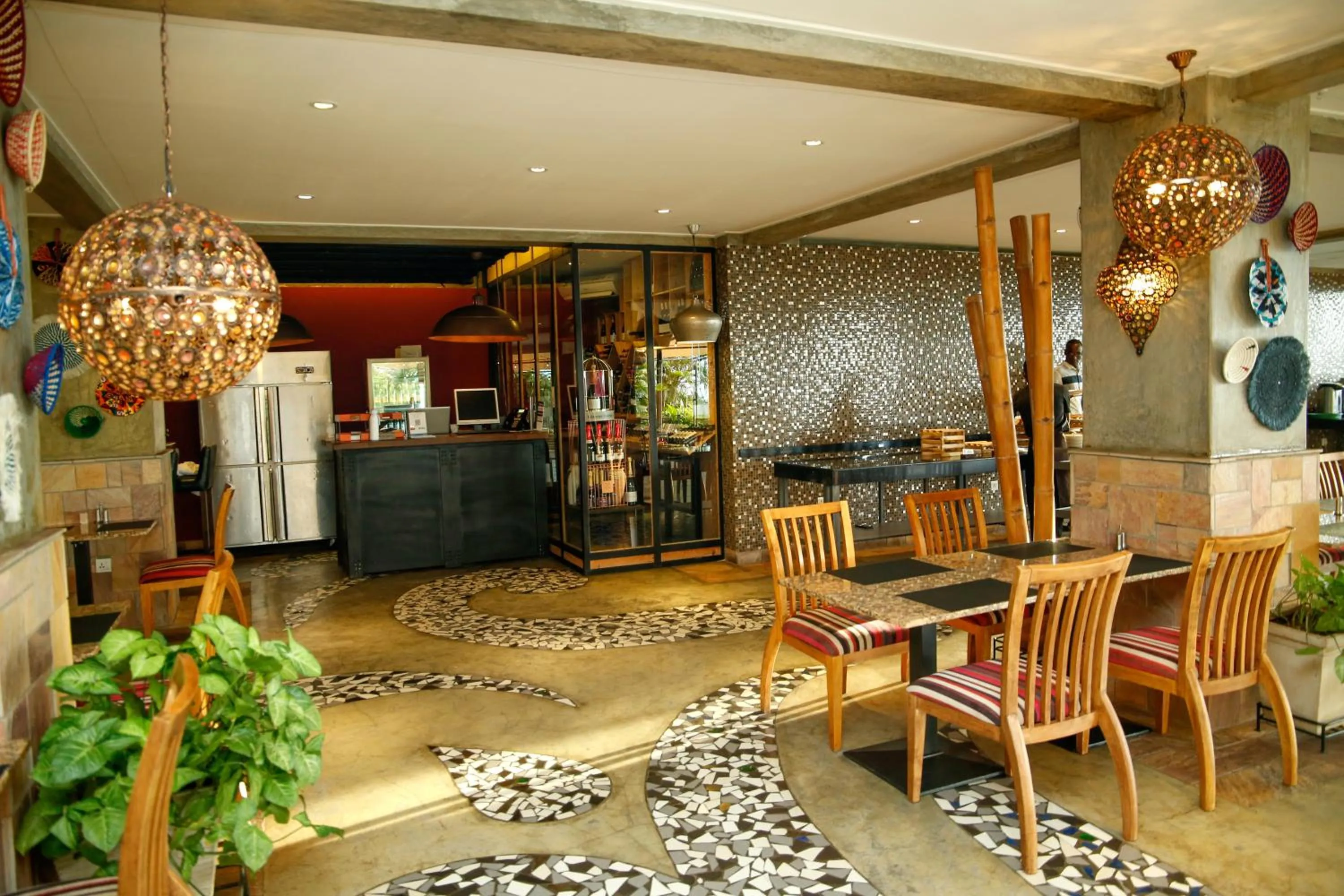 Seating area in Kiriri Garden Hotel