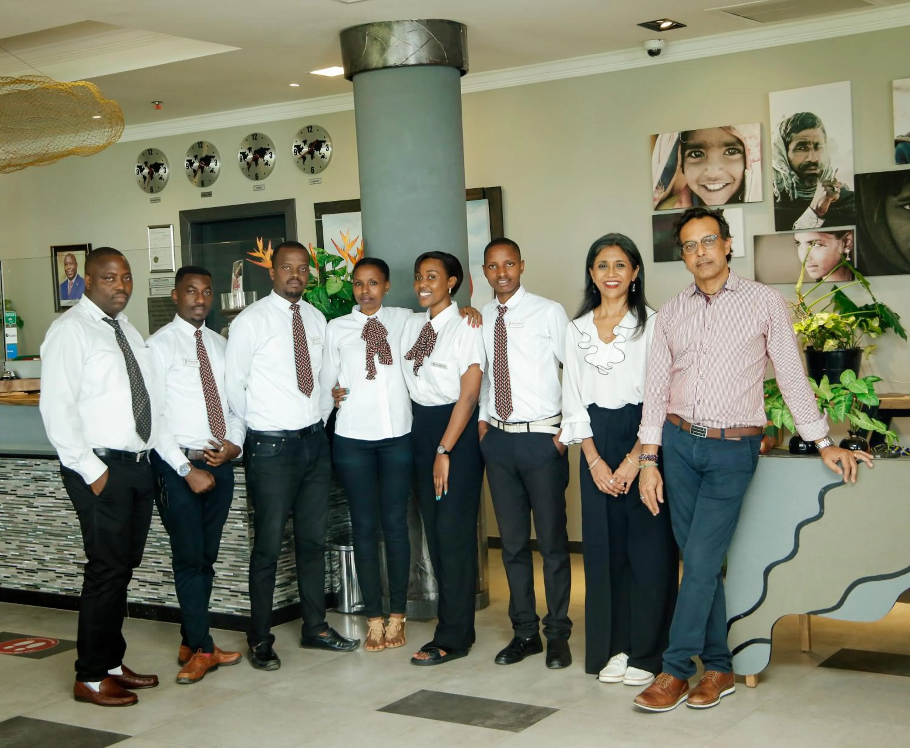 Staff in Kiriri Garden Hotel