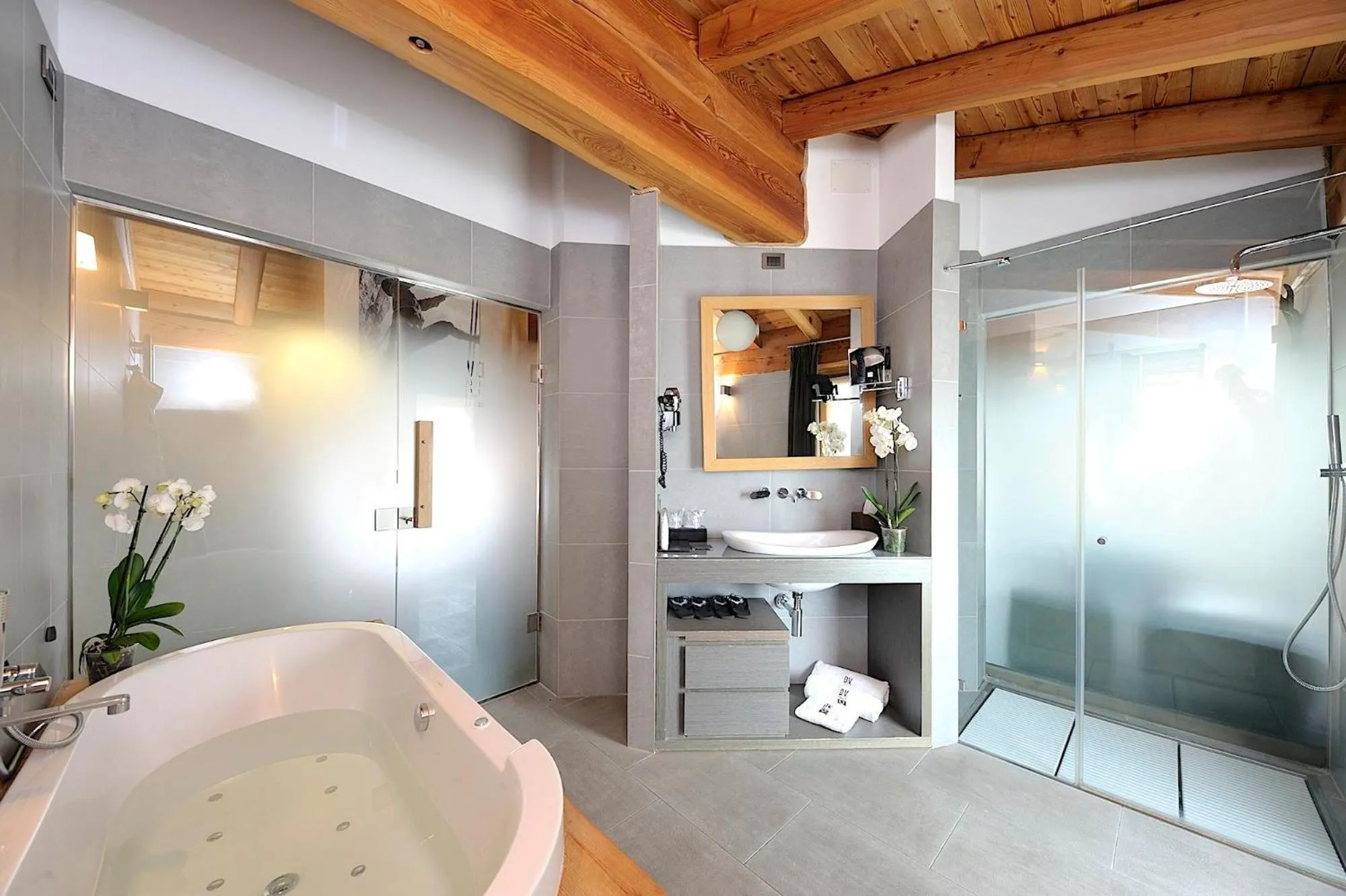 Bathroom in DV Chalet Boutique Hotel & Spa