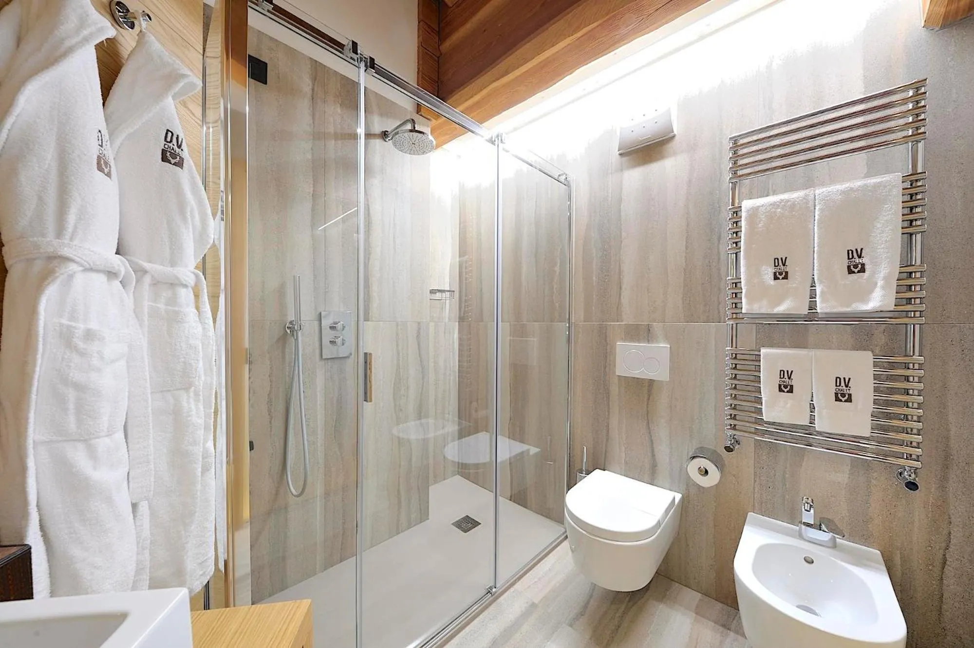 Bathroom in DV Chalet Boutique Hotel & Spa