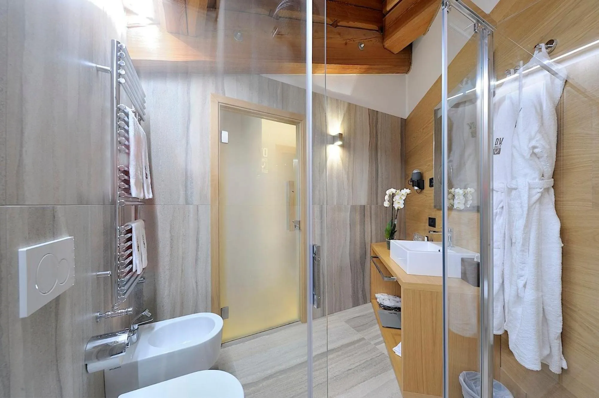 Bathroom in DV Chalet Boutique Hotel & Spa