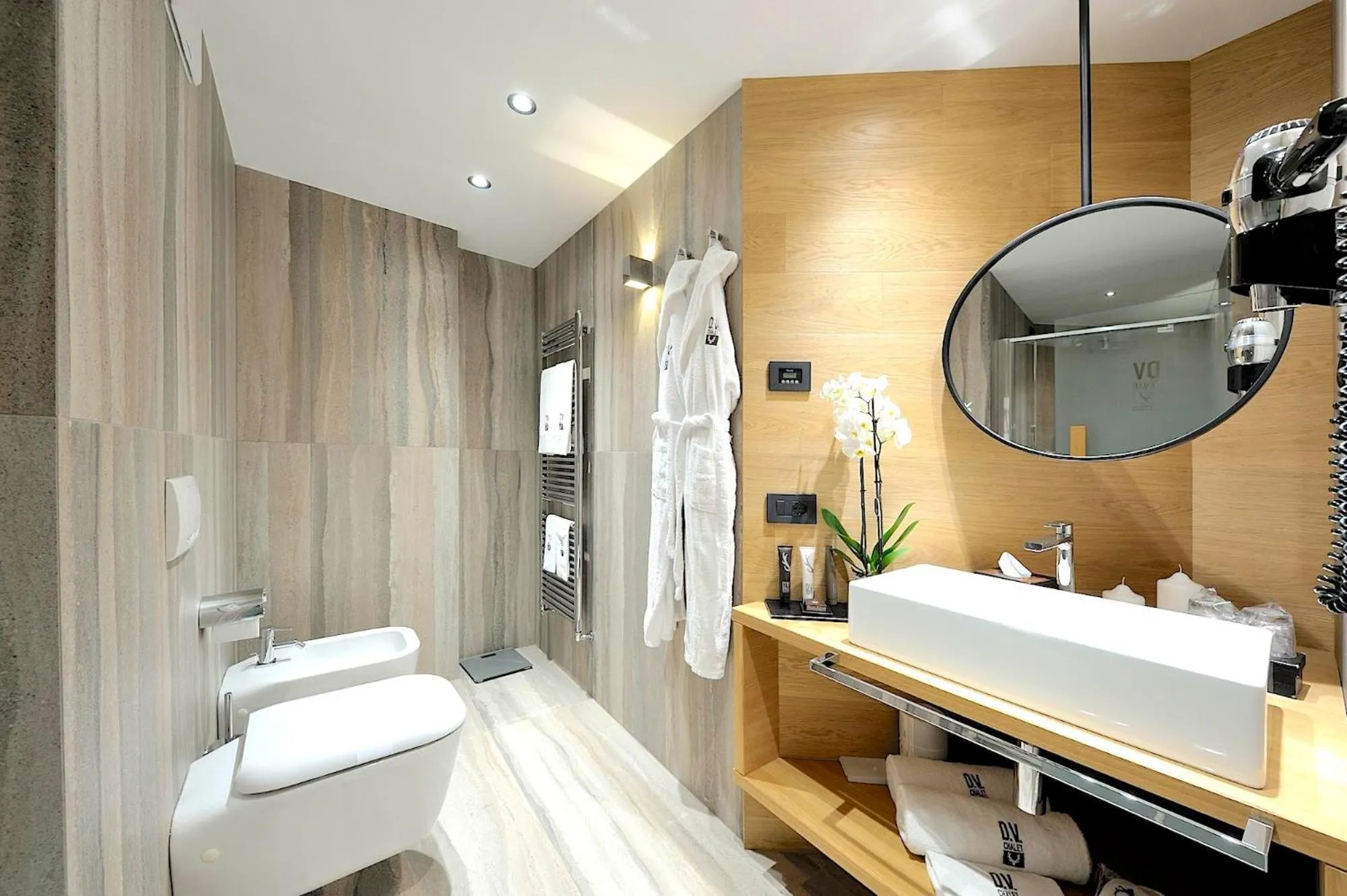 Bathroom in DV Chalet Boutique Hotel & Spa