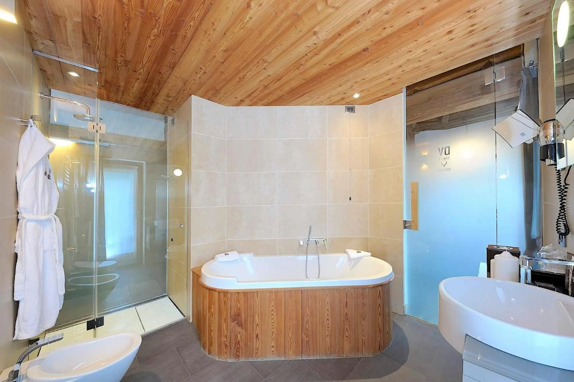 Bathroom in DV Chalet Boutique Hotel & Spa
