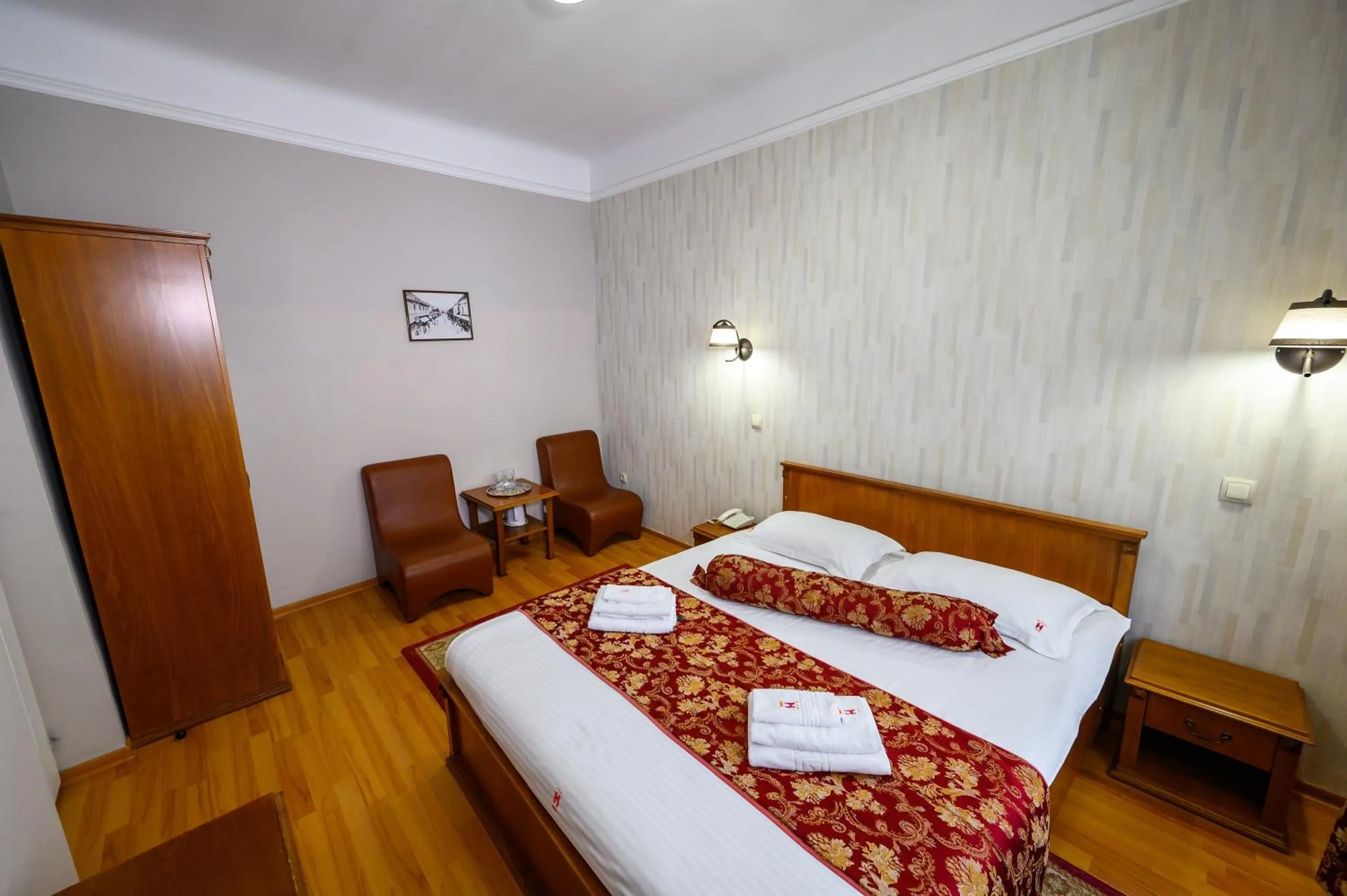 Bed in Hotel Transilvania