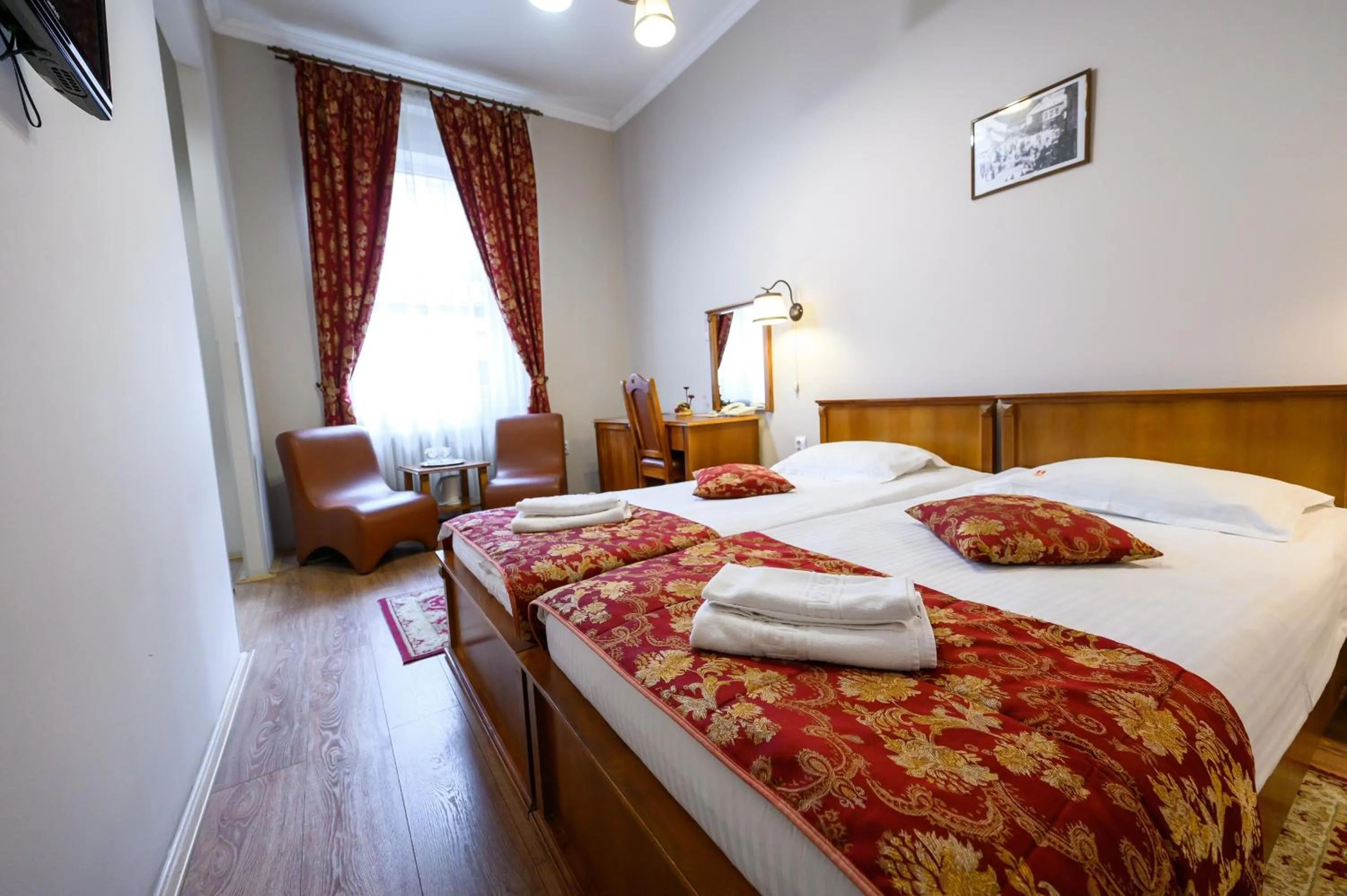 Bed in Hotel Transilvania