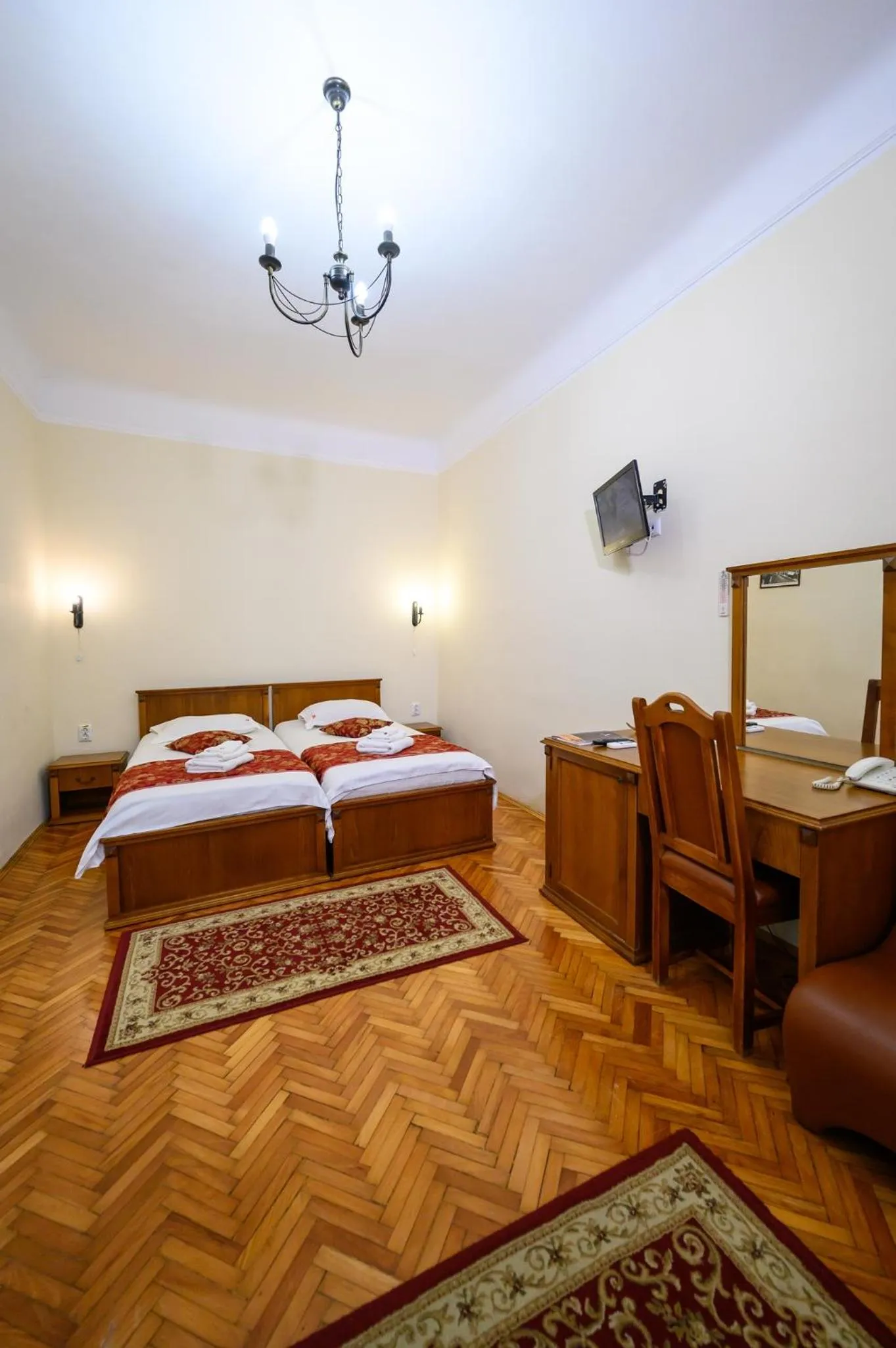 Bed in Hotel Transilvania