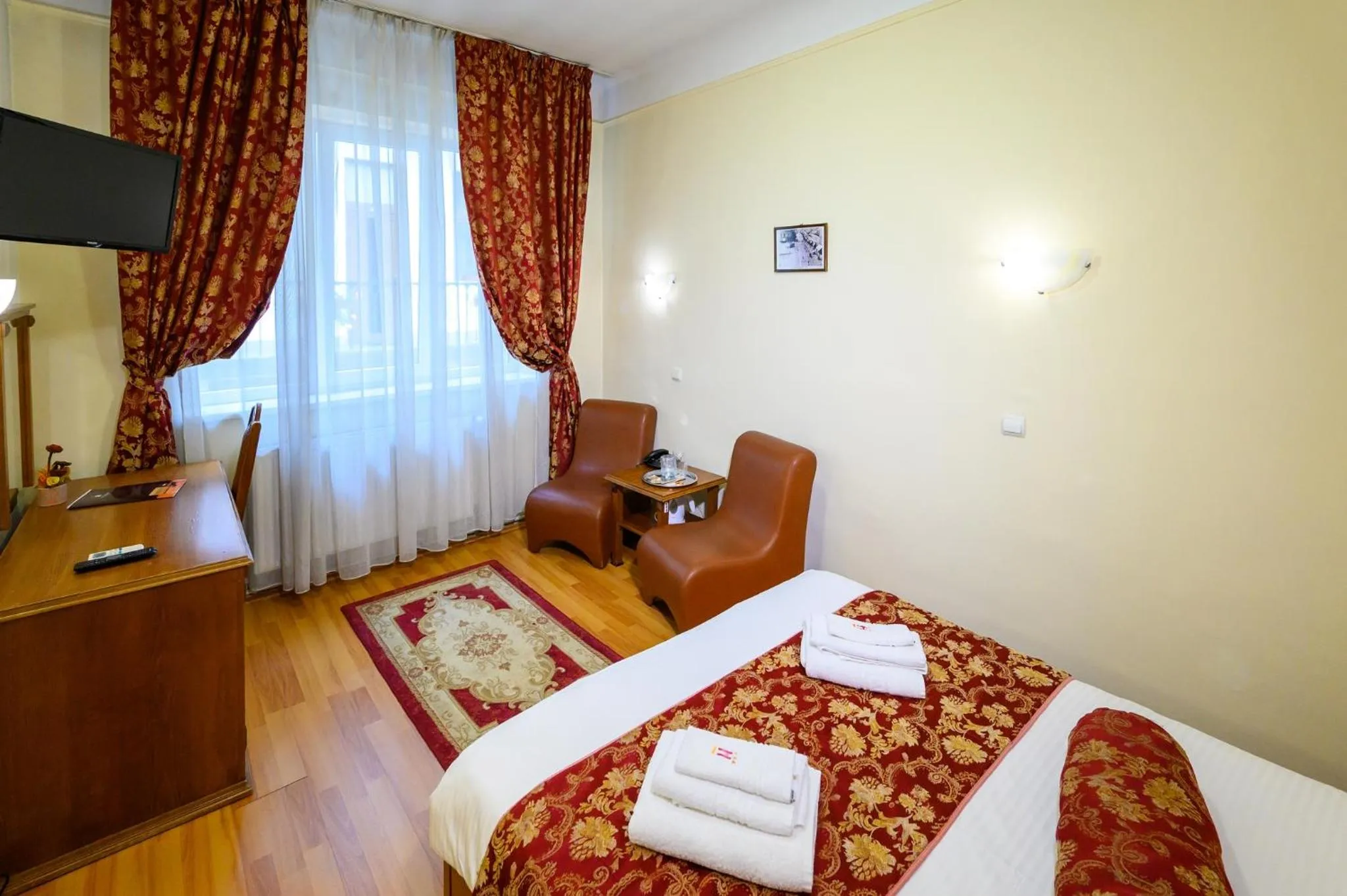 Bed in Hotel Transilvania