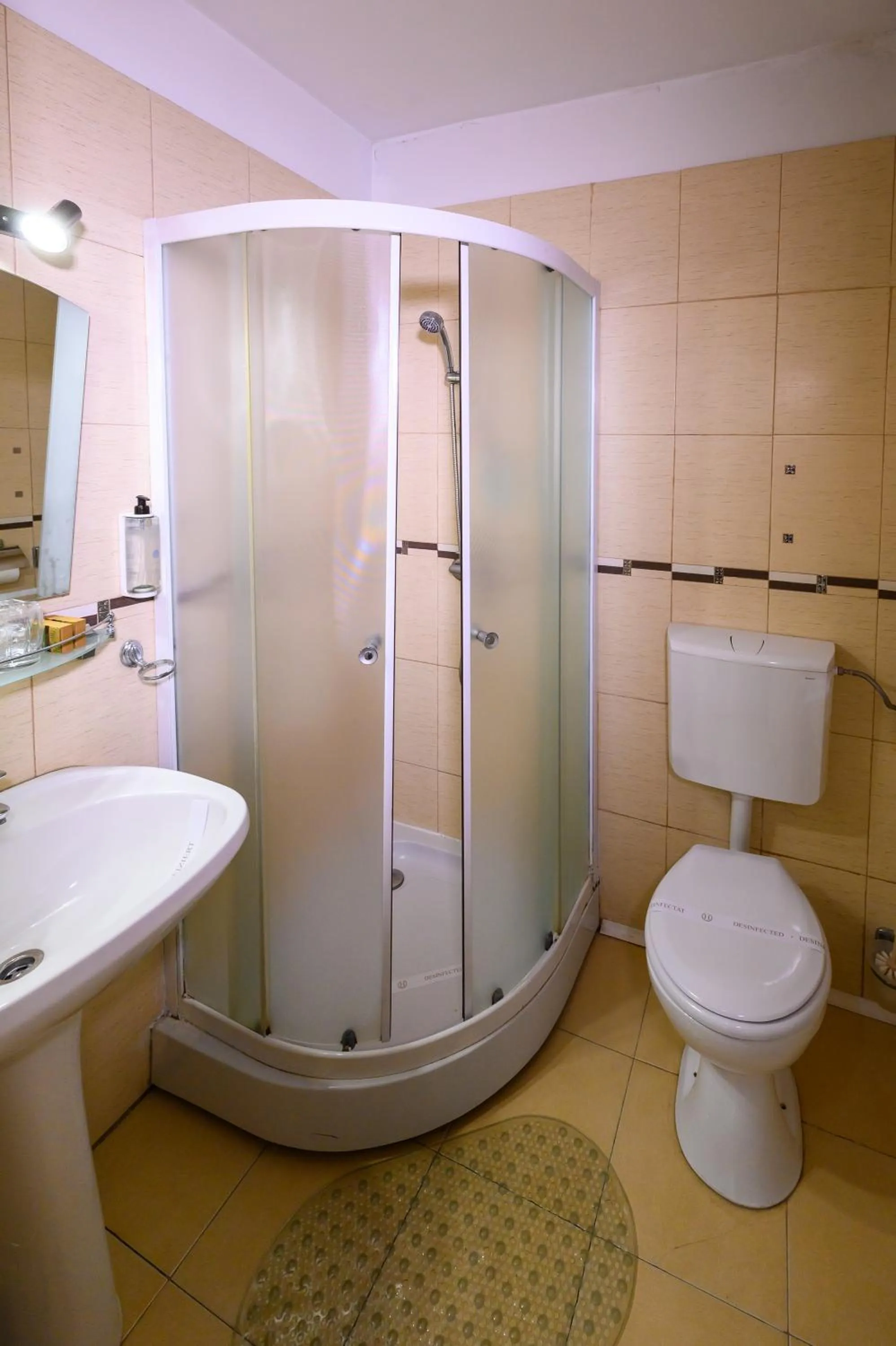 Shower in Hotel Transilvania