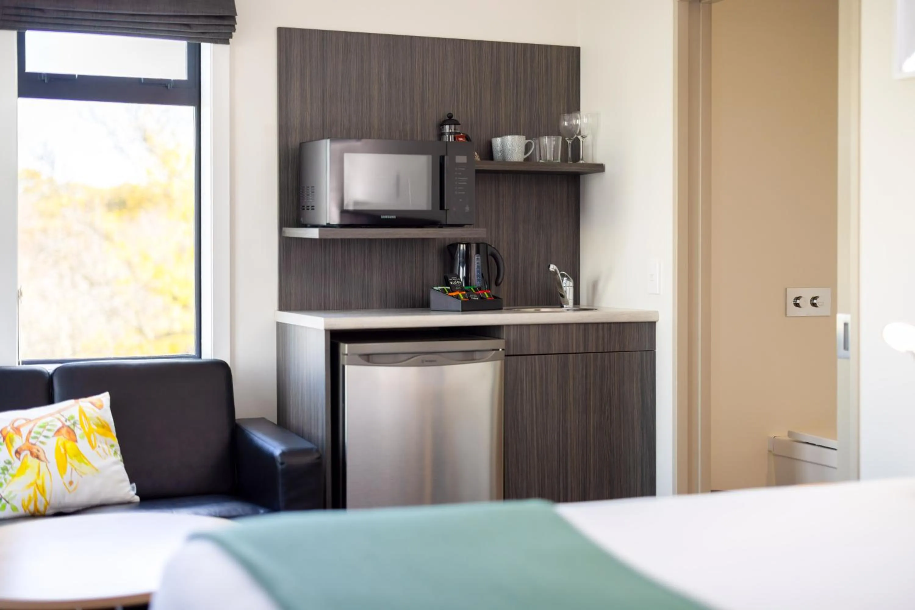 Kitchen or kitchenette in Hotel Give