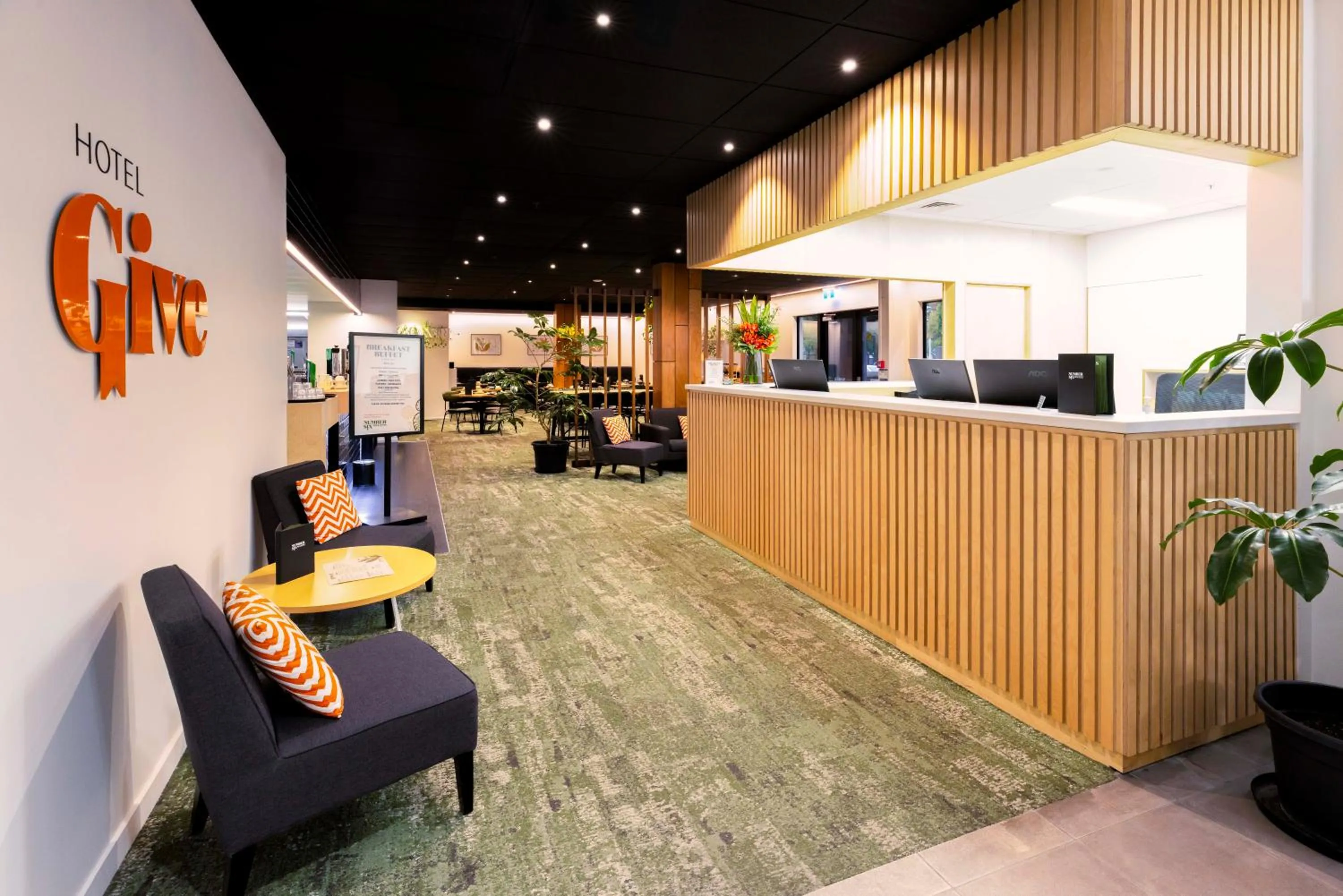 Lobby or reception in Hotel Give